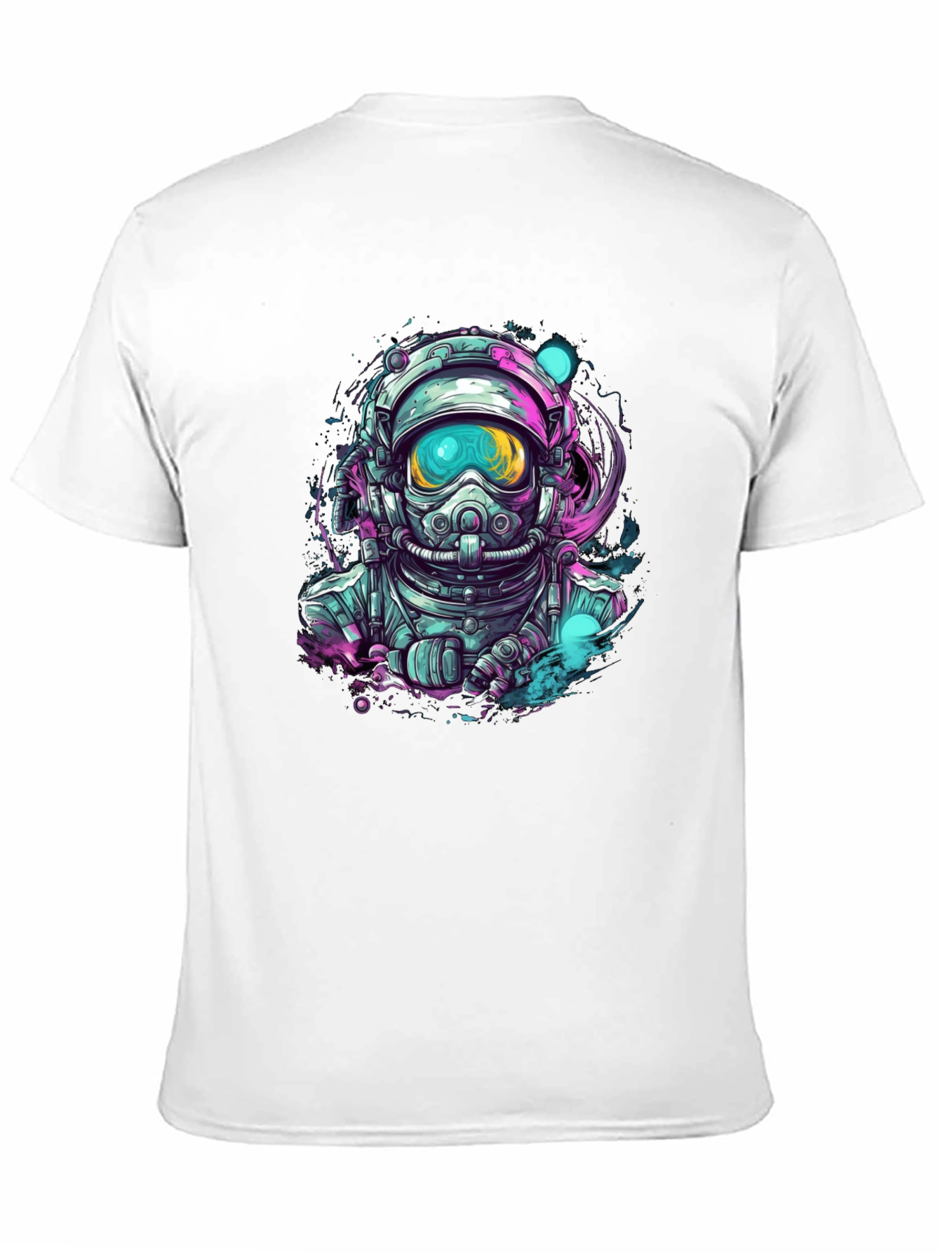 Astronaut Graphic Black T-Shirt - Space Explorer Tee
