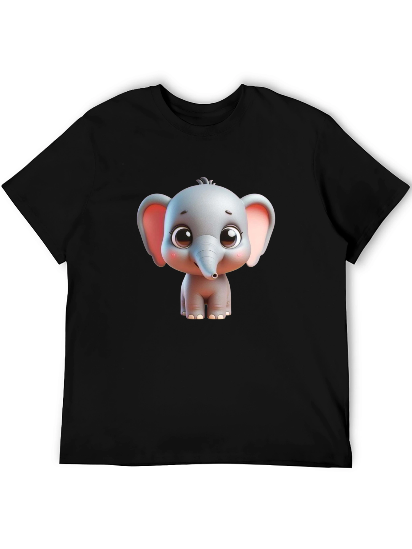 Cute Elephant Graphic T-Shirt