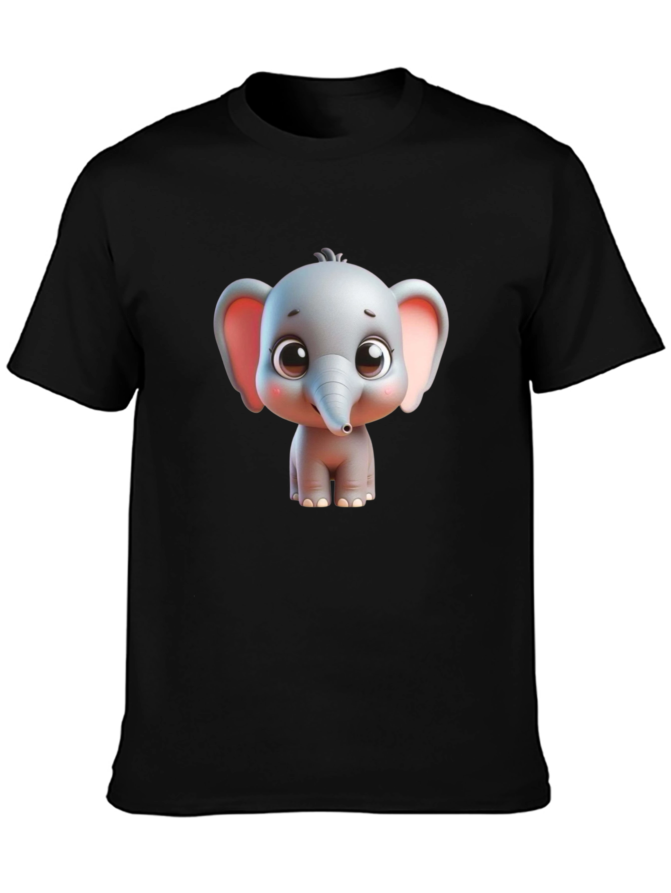 Cute Elephant Graphic T-Shirt