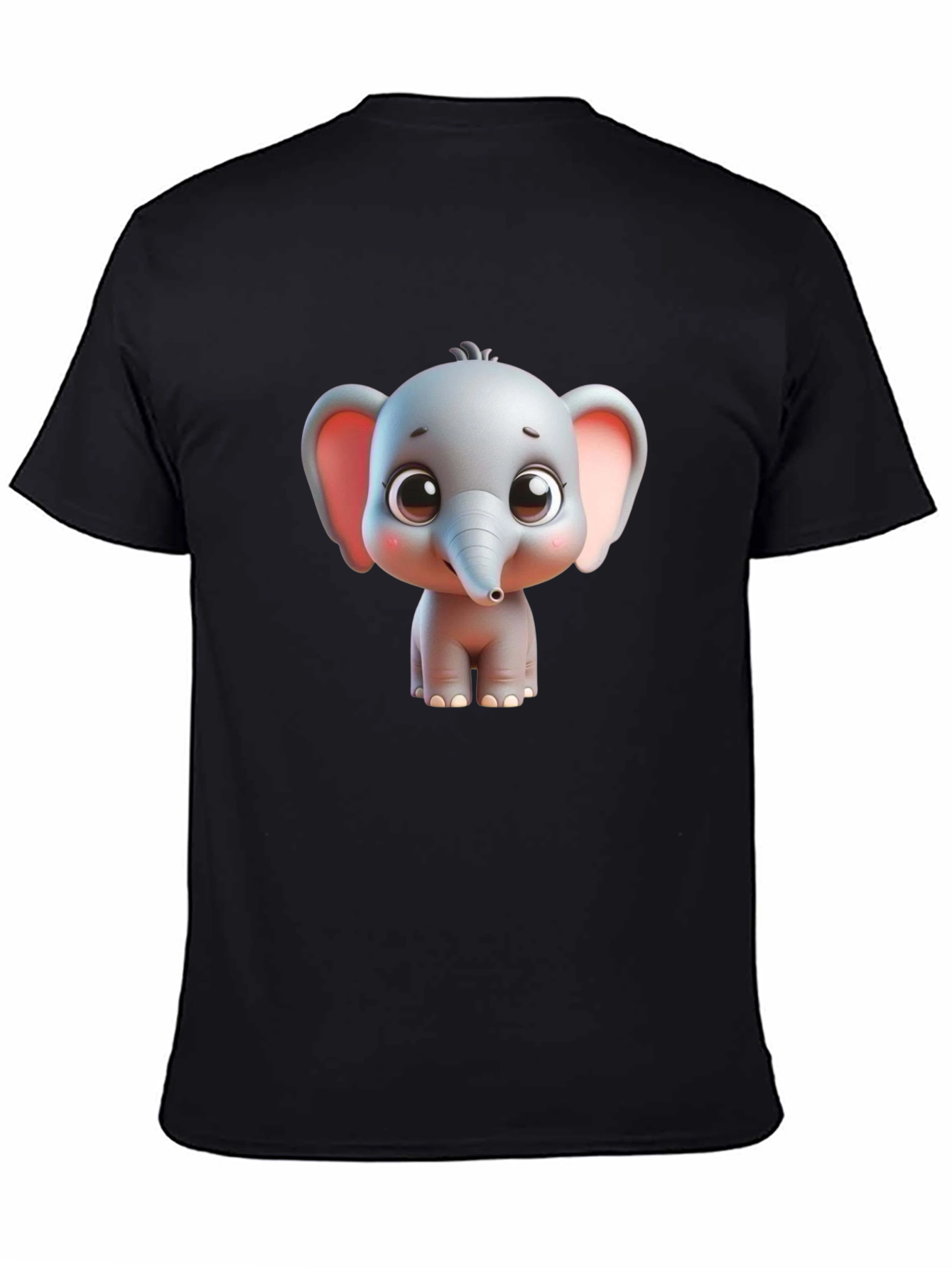 Cute Elephant Graphic T-Shirt