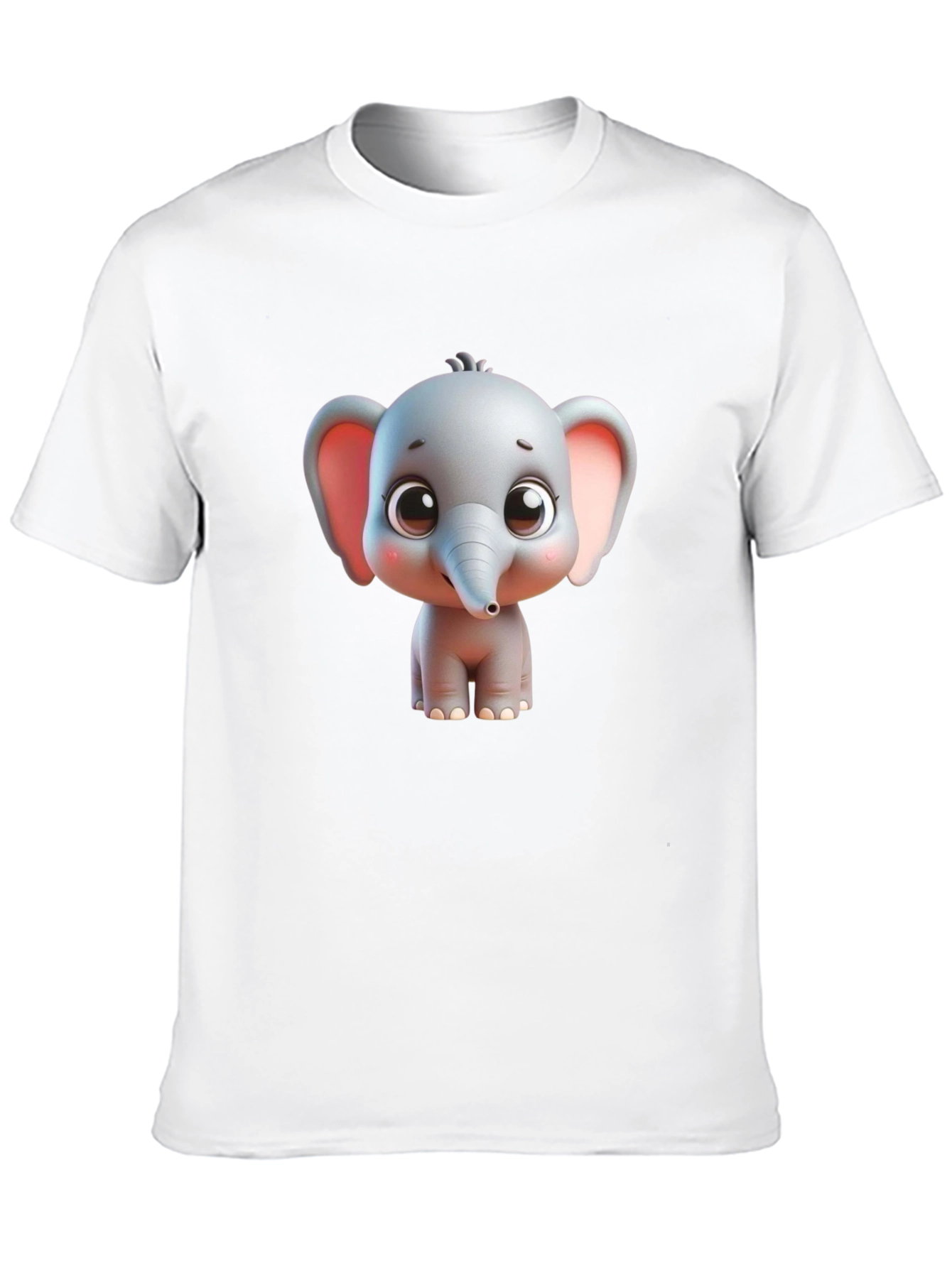 Cute Elephant Graphic T-Shirt