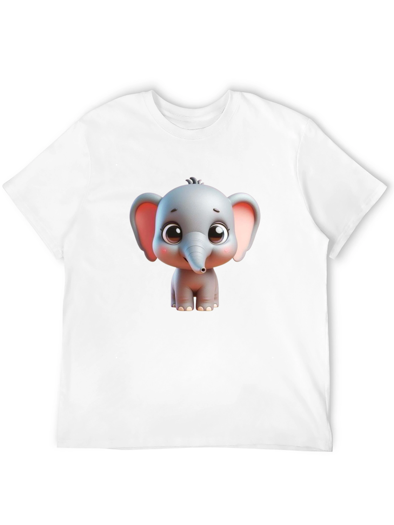 Cute Elephant Graphic T-Shirt