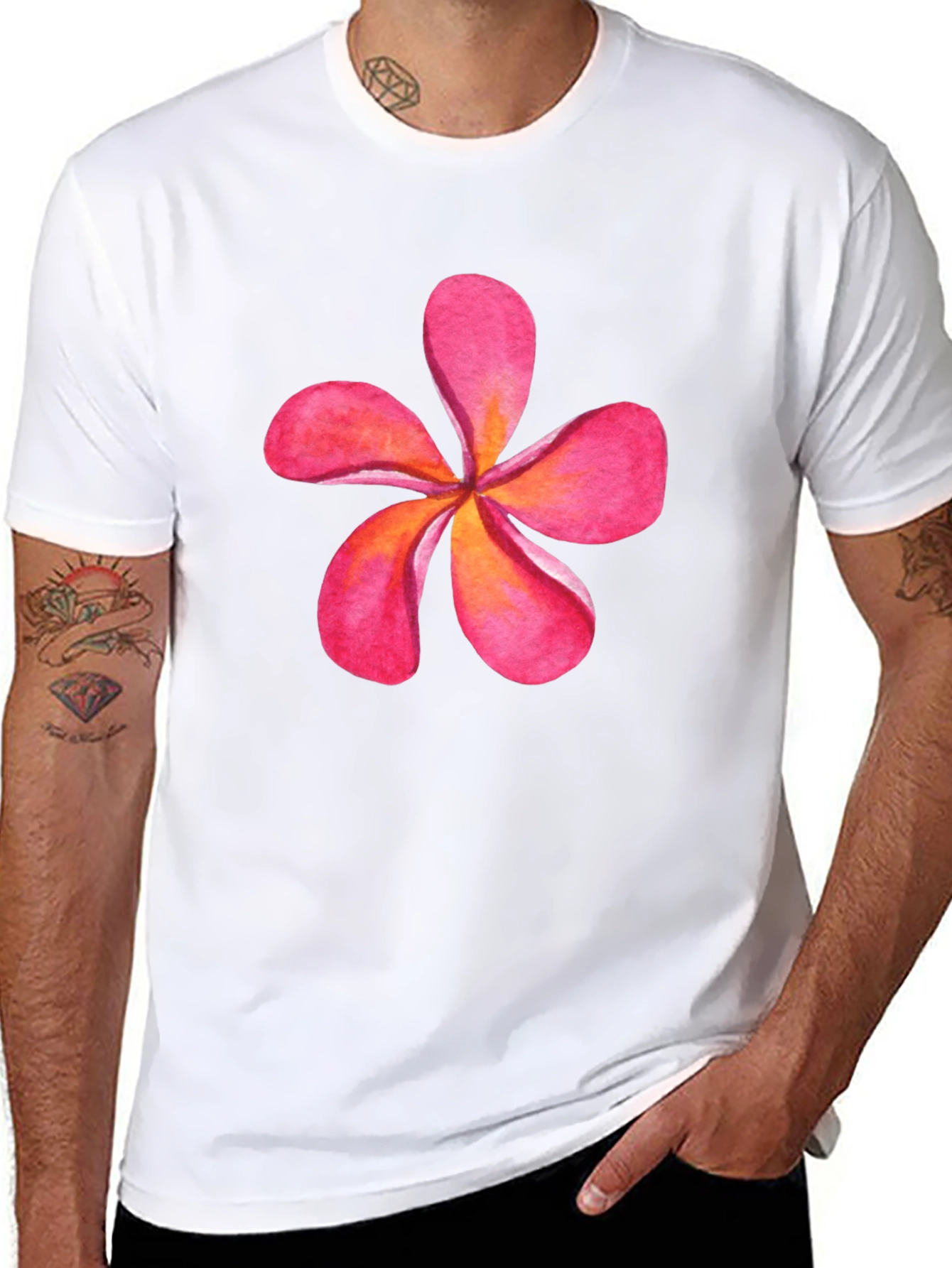 Floral T-Shirt - Casual Wear