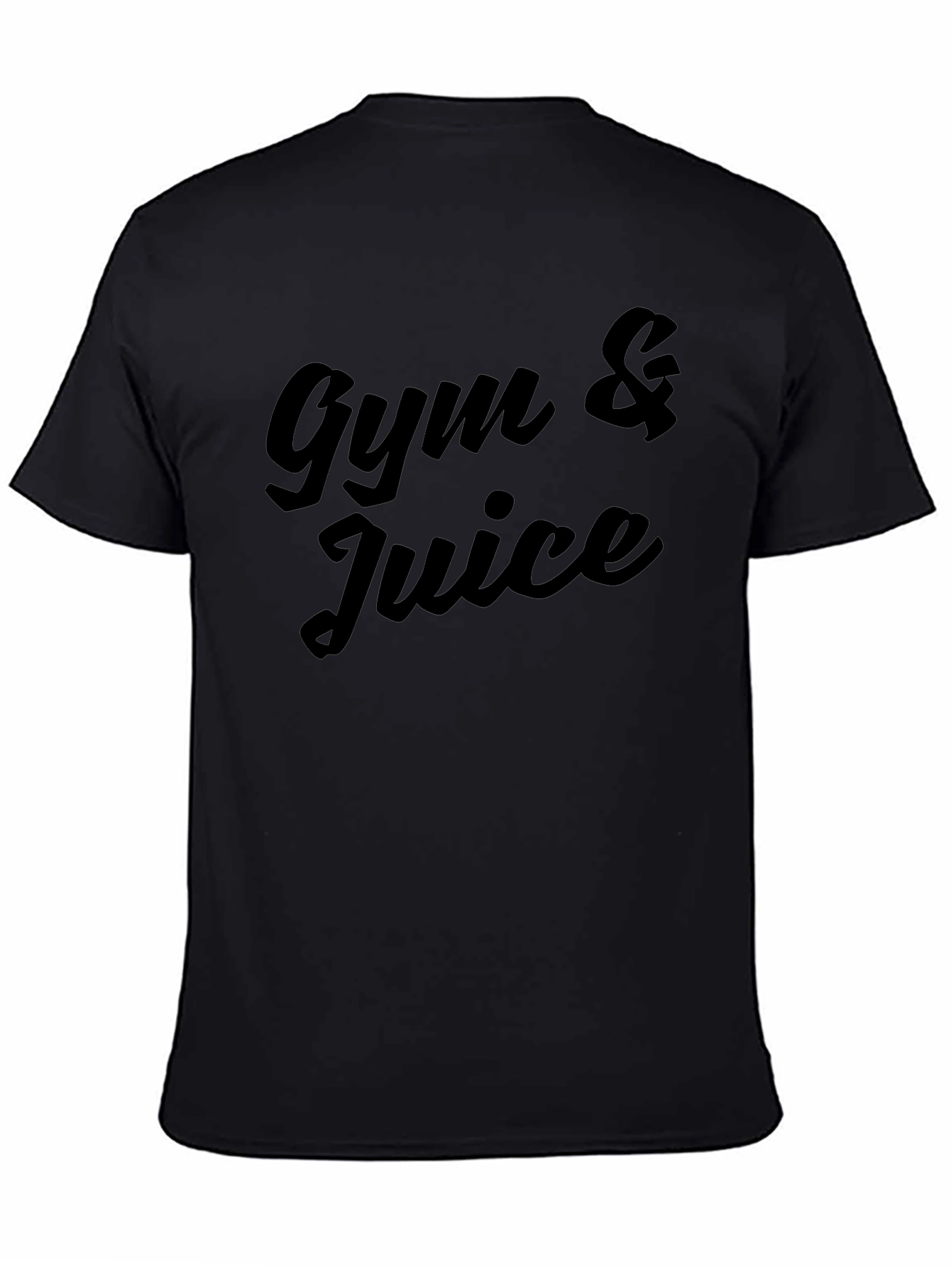 Gym & Juice Black Graphic Tee