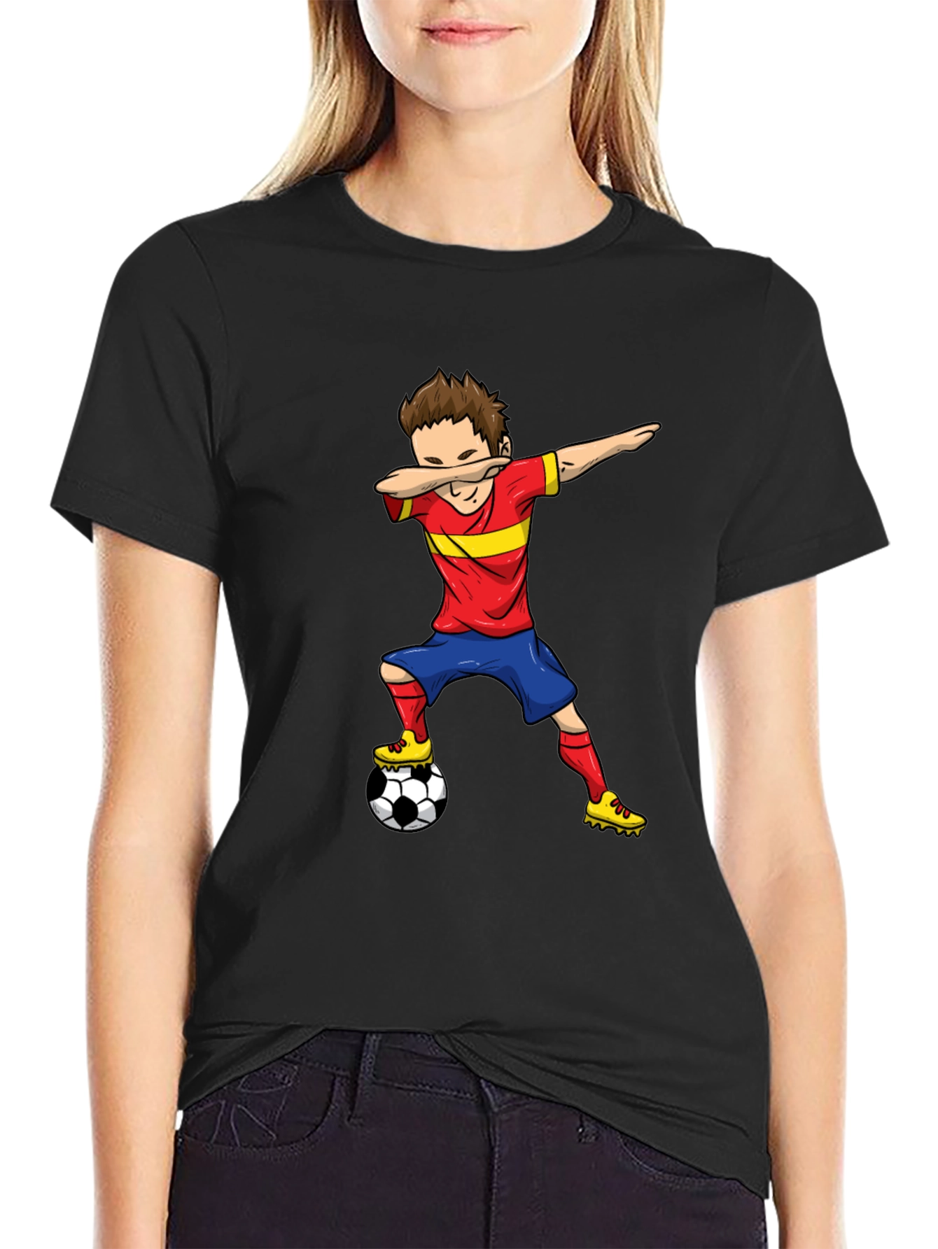 Dabbing Soccer Kid T-Shirt