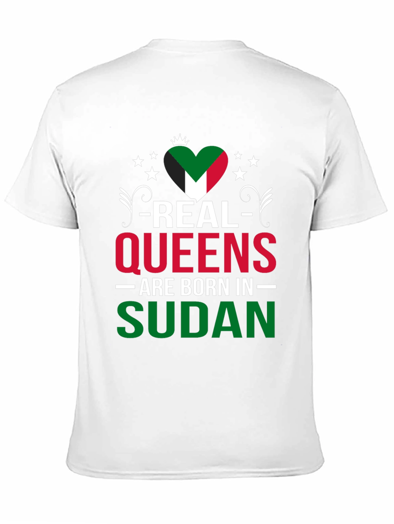 Real Queens Born in Sudan T-Shirt