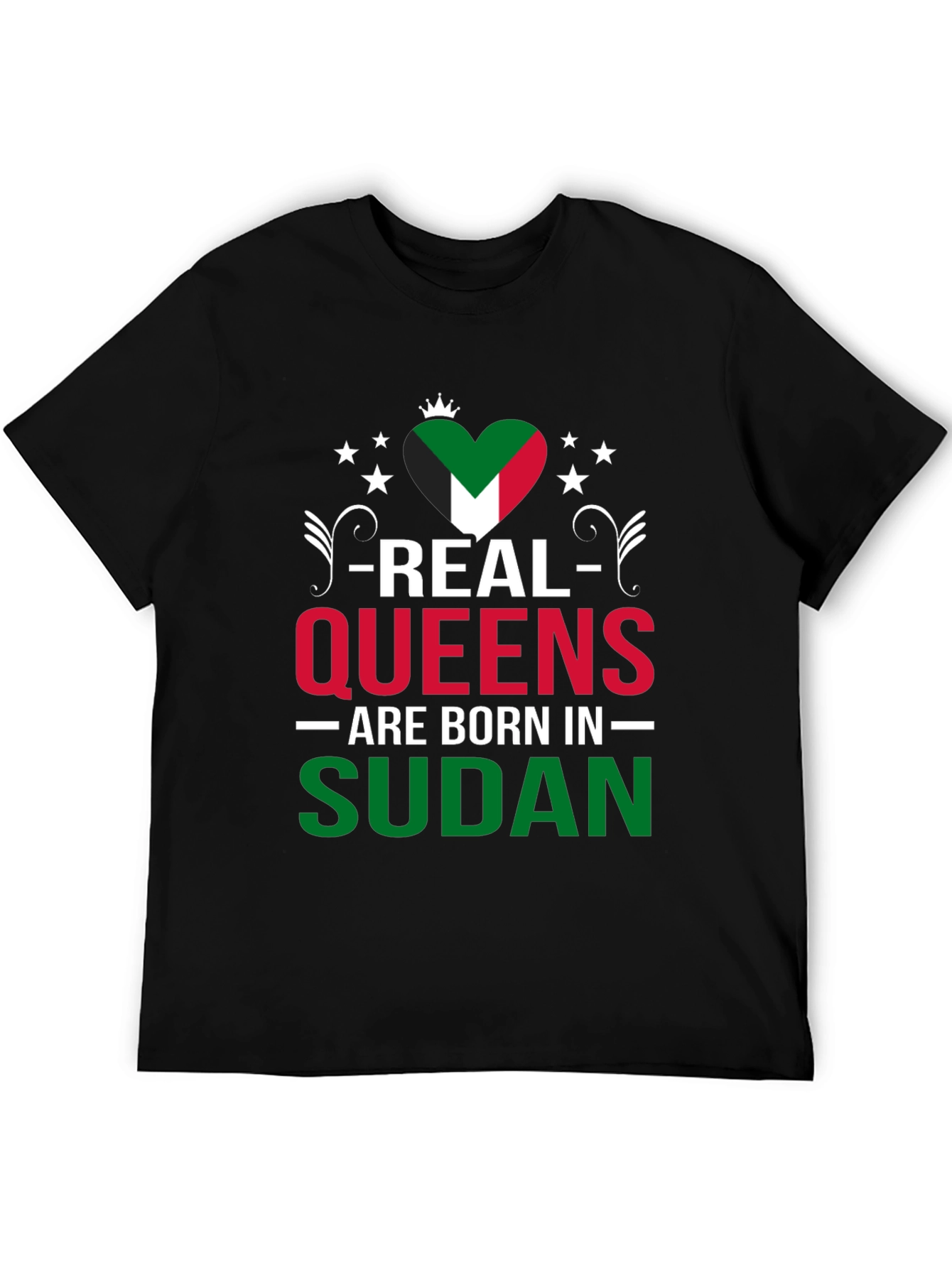 Real Queens Born in Sudan T-Shirt