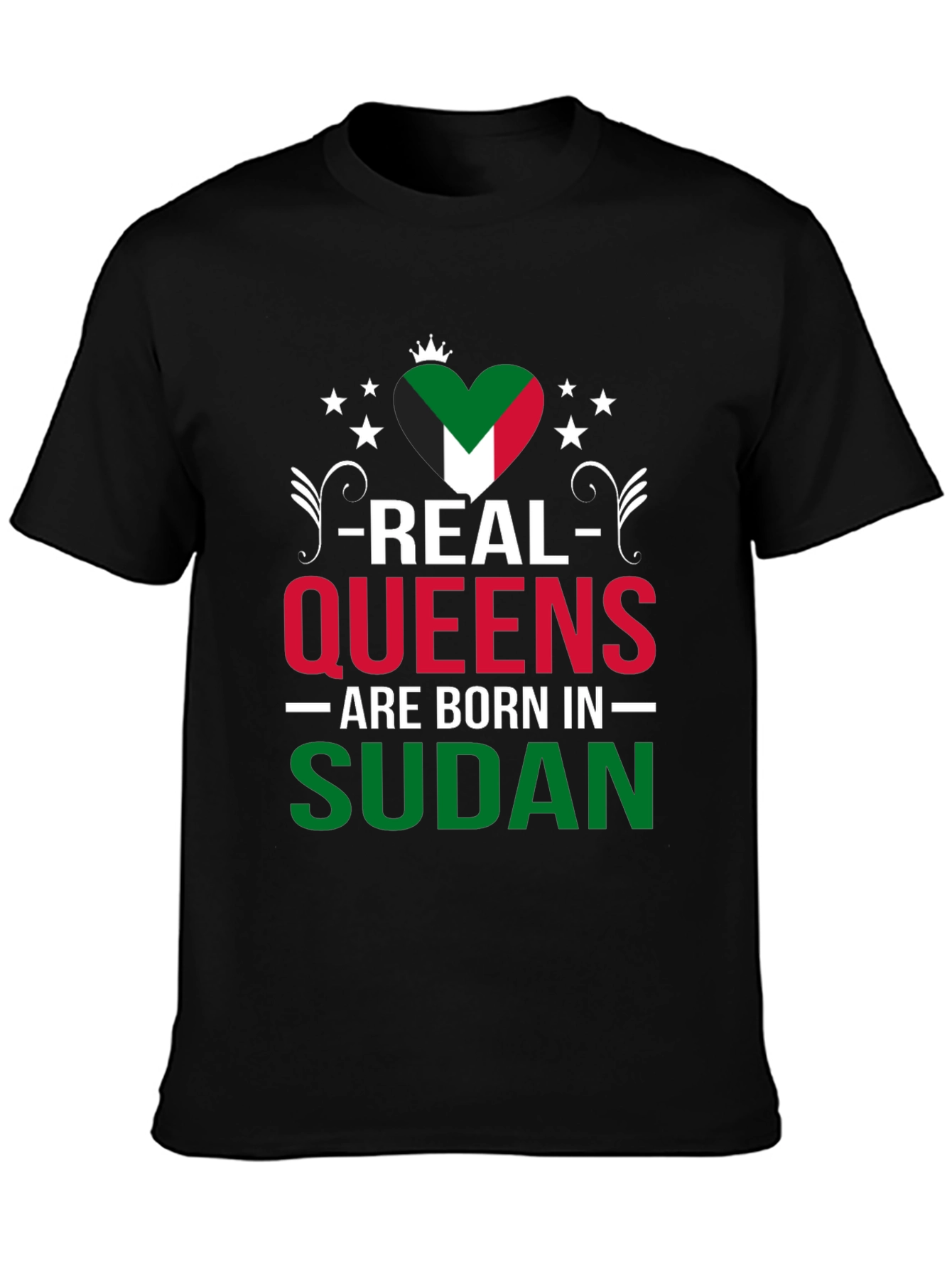 Real Queens Born in Sudan T-Shirt