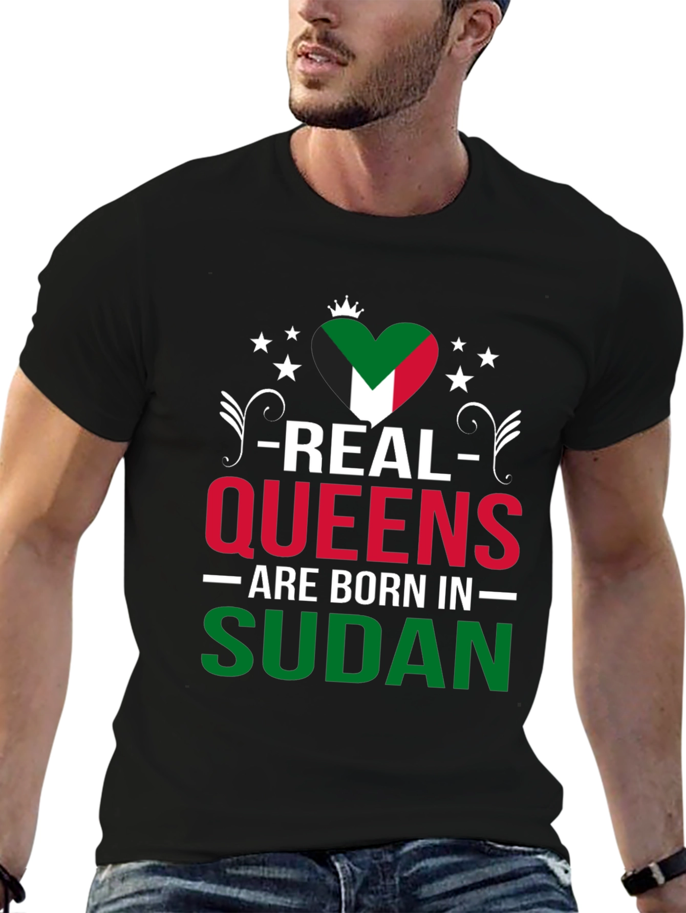 Real Queens Born in Sudan T-Shirt