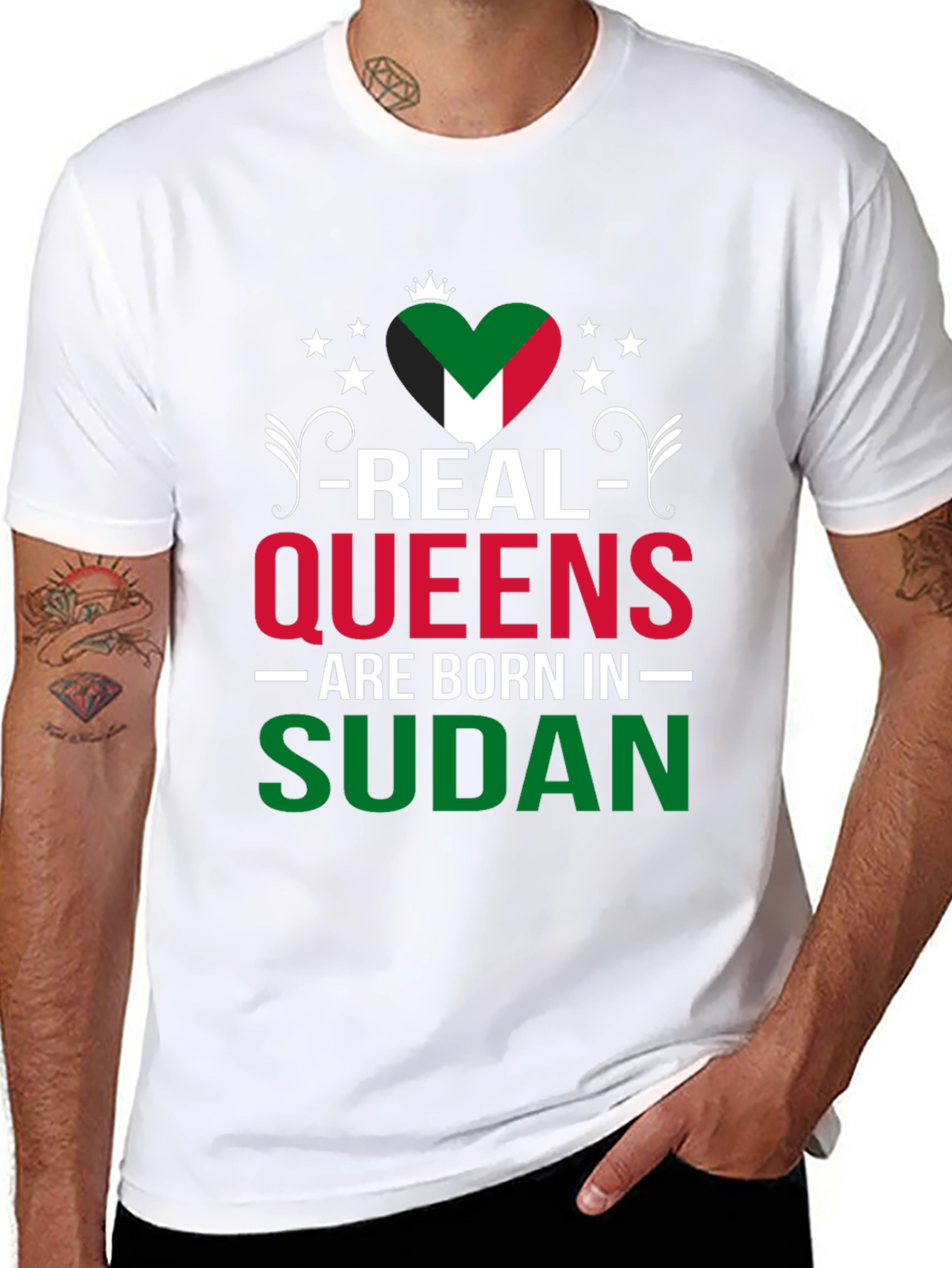 Real Queens Born in Sudan T-Shirt