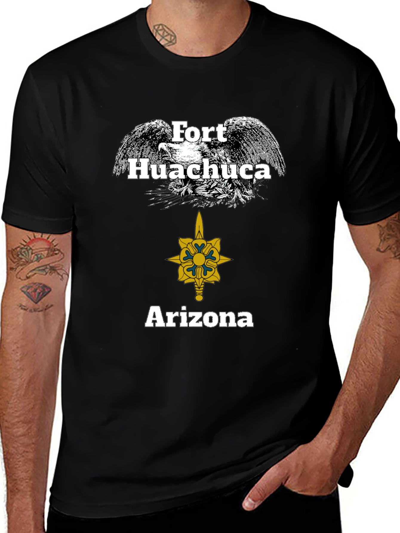 Fort Huachuca Arizona T-Shirt Black
