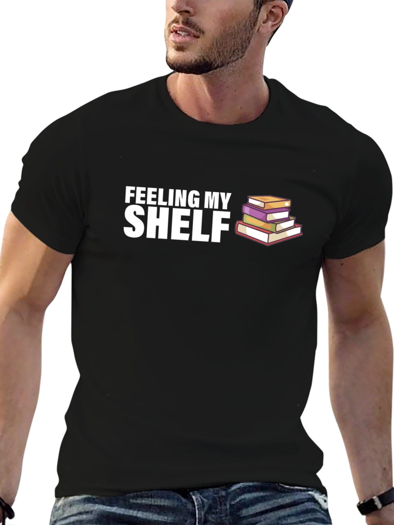 Feeling My Shelf Bookworm Graphic Tee