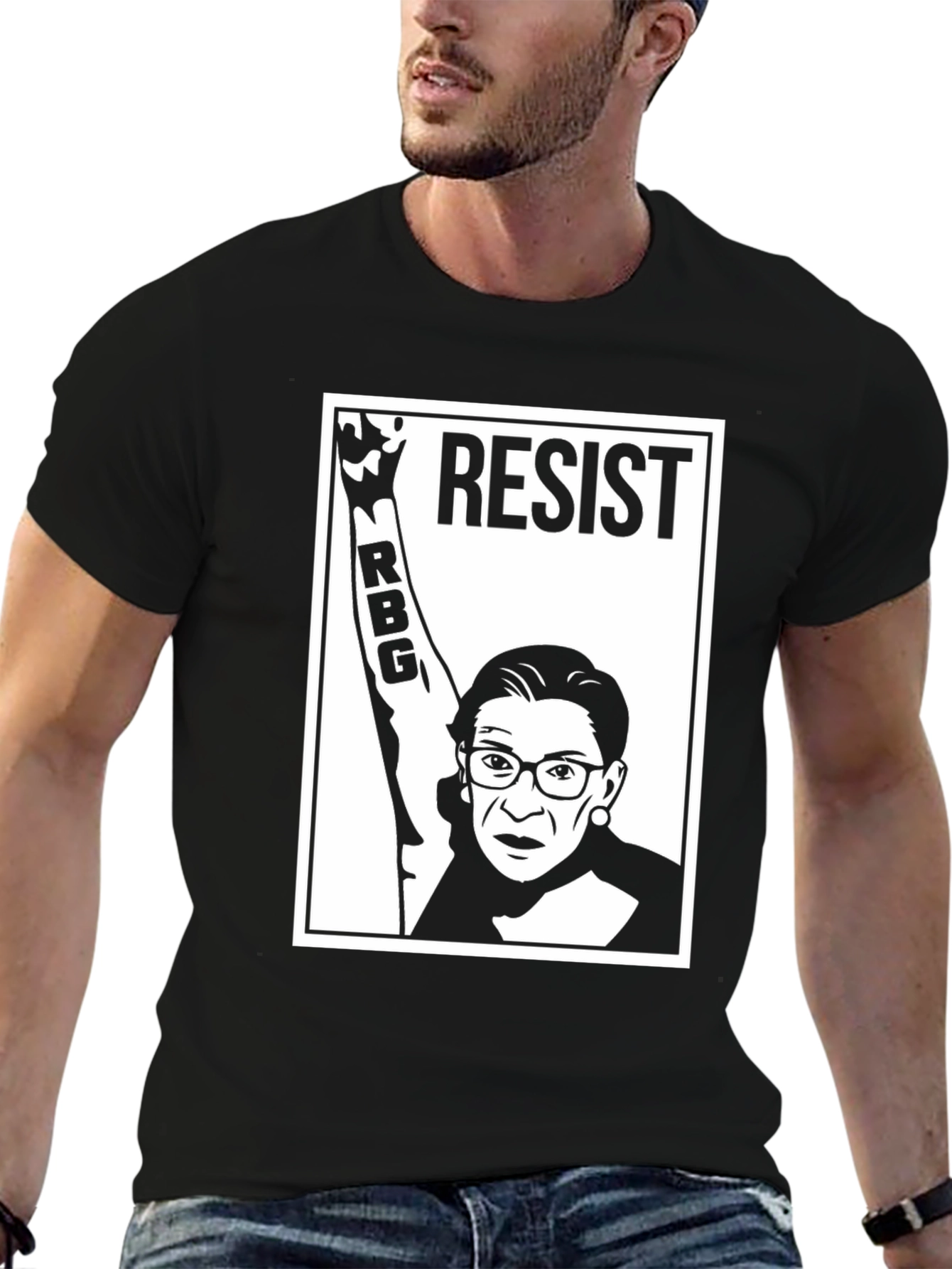 Resist RBG T-Shirt - Ruth Bader Ginsburg Activist Tee