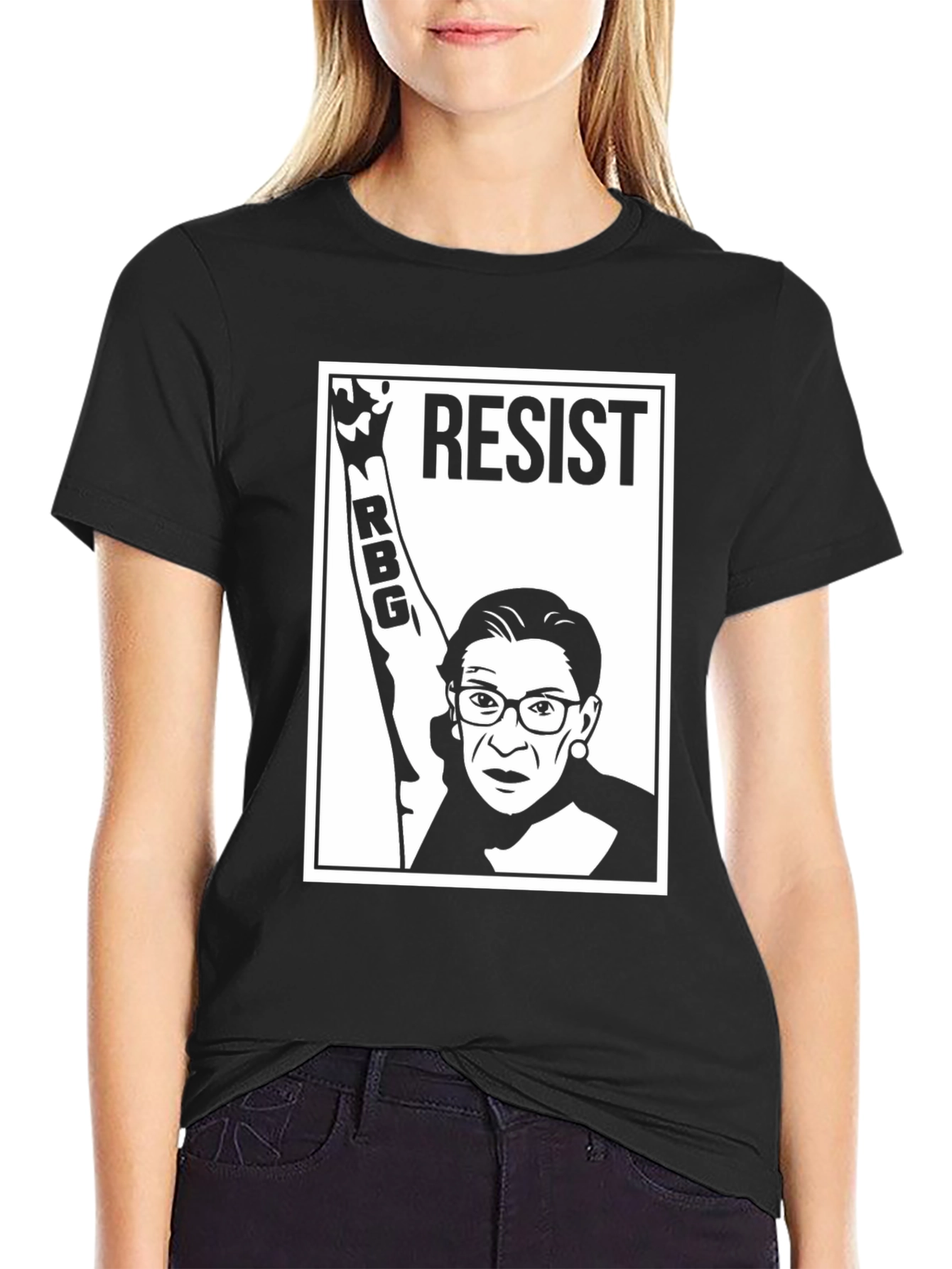 Resist RBG T-Shirt - Ruth Bader Ginsburg Activist Tee