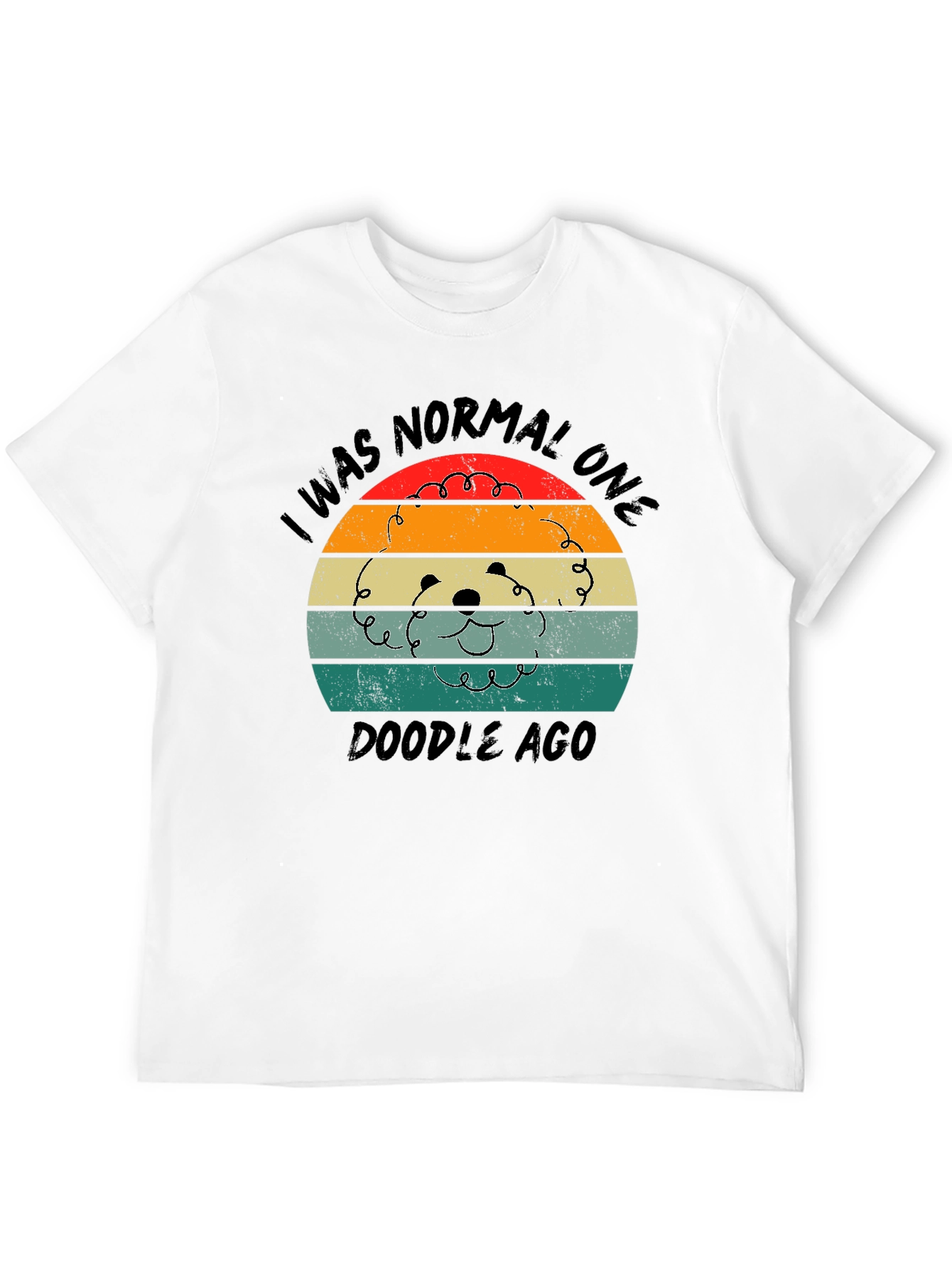 I Was Normal One Doodle Ago T-Shirt – Funny Doodle Dog Lover Tee