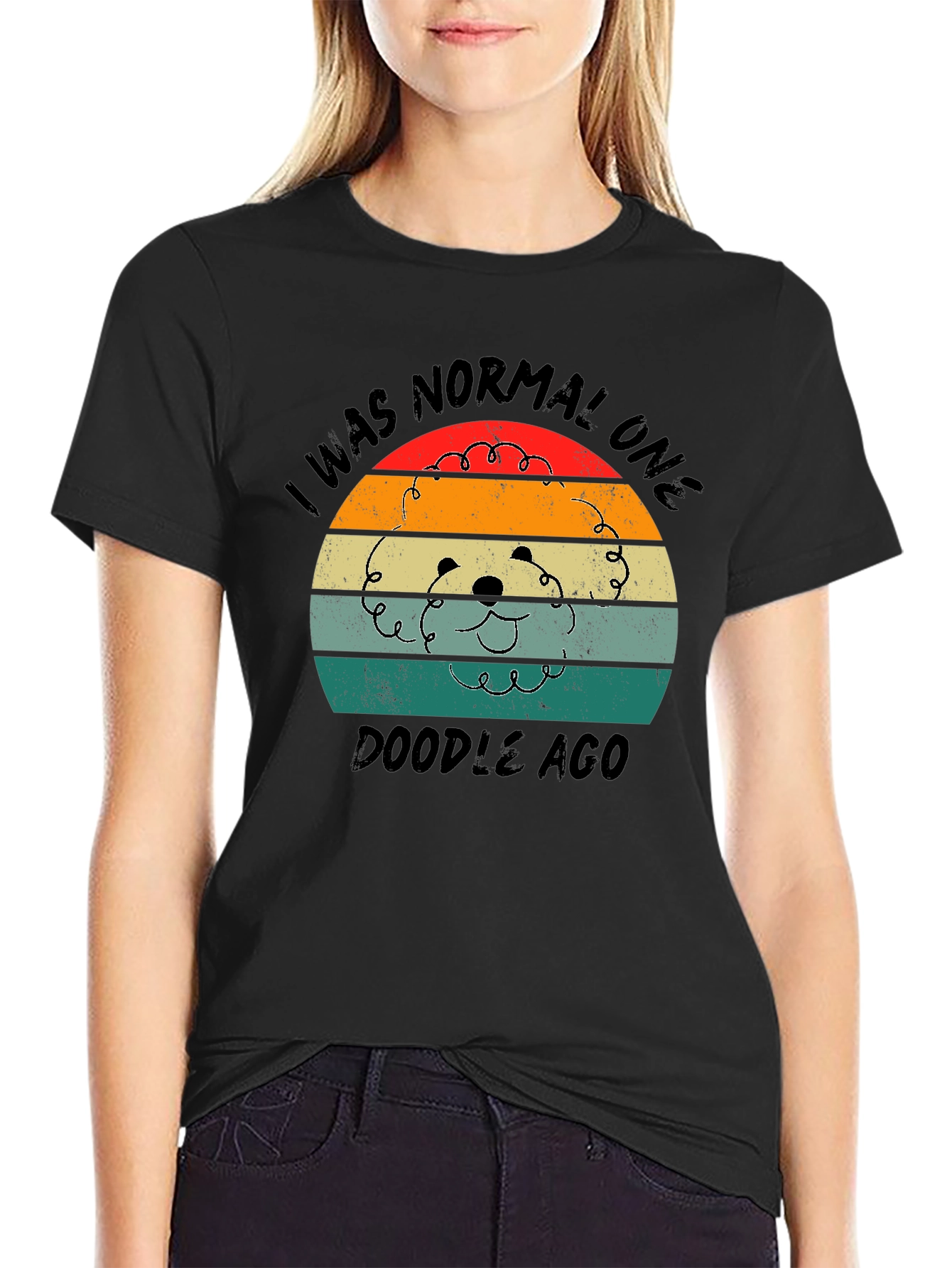 I Was Normal One Doodle Ago T-Shirt – Funny Doodle Dog Lover Tee