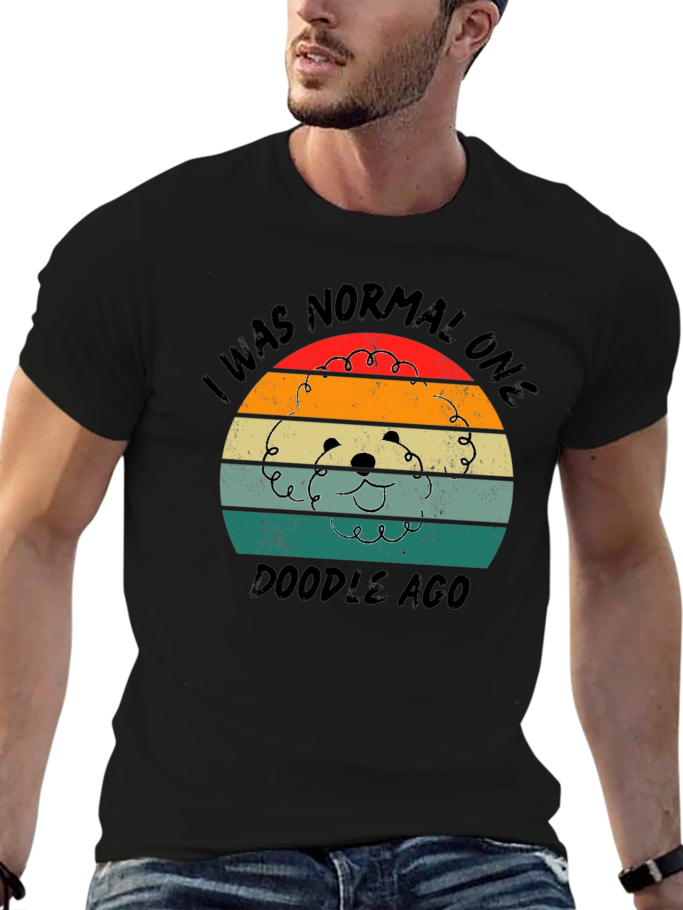 I Was Normal One Doodle Ago T-Shirt – Funny Doodle Dog Lover Tee