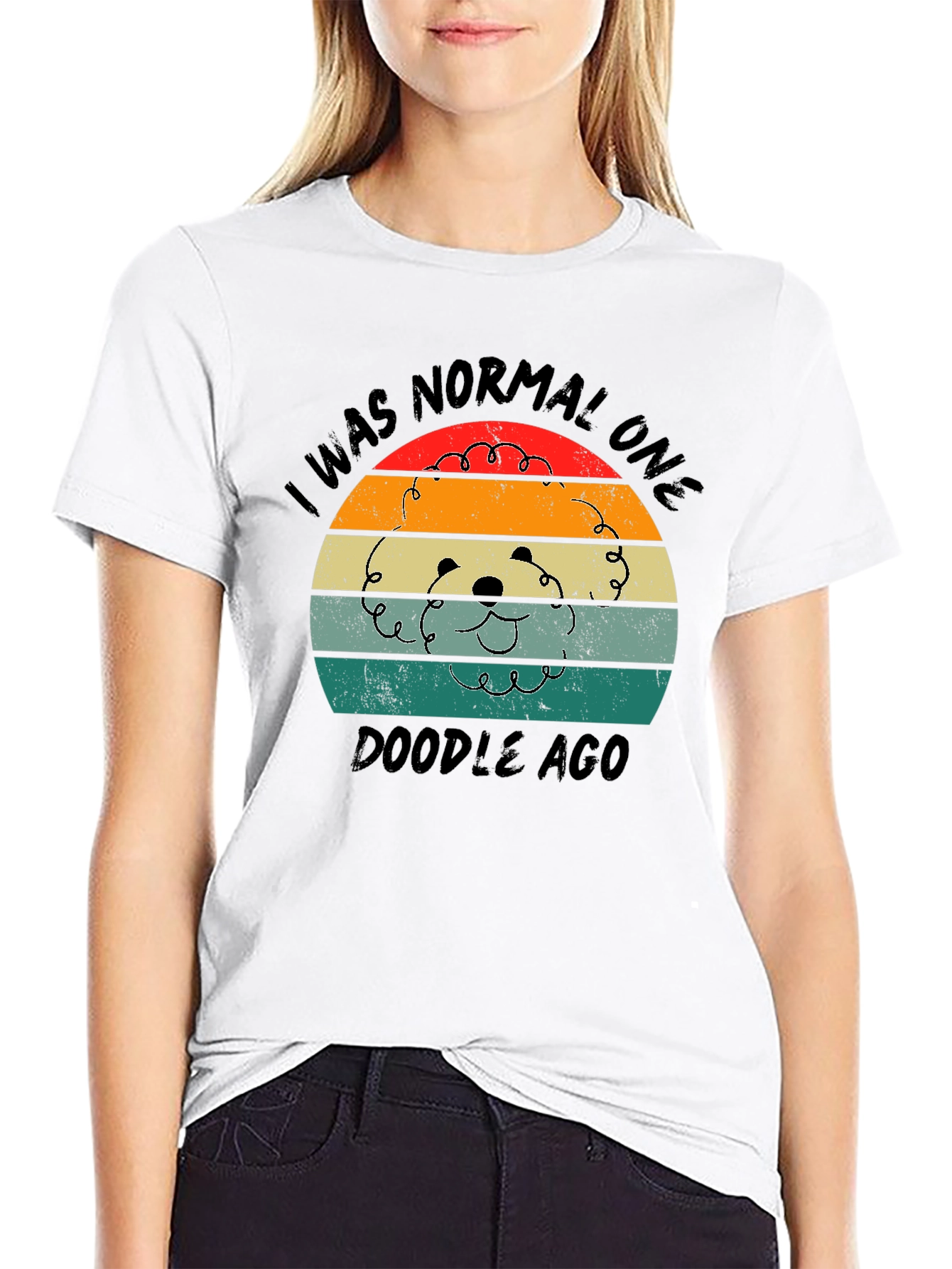I Was Normal One Doodle Ago T-Shirt – Funny Doodle Dog Lover Tee