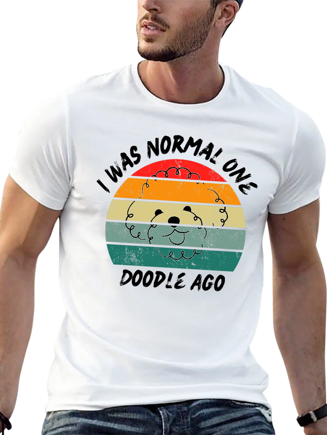 I Was Normal One Doodle Ago T-Shirt – Funny Doodle Dog Lover Tee
