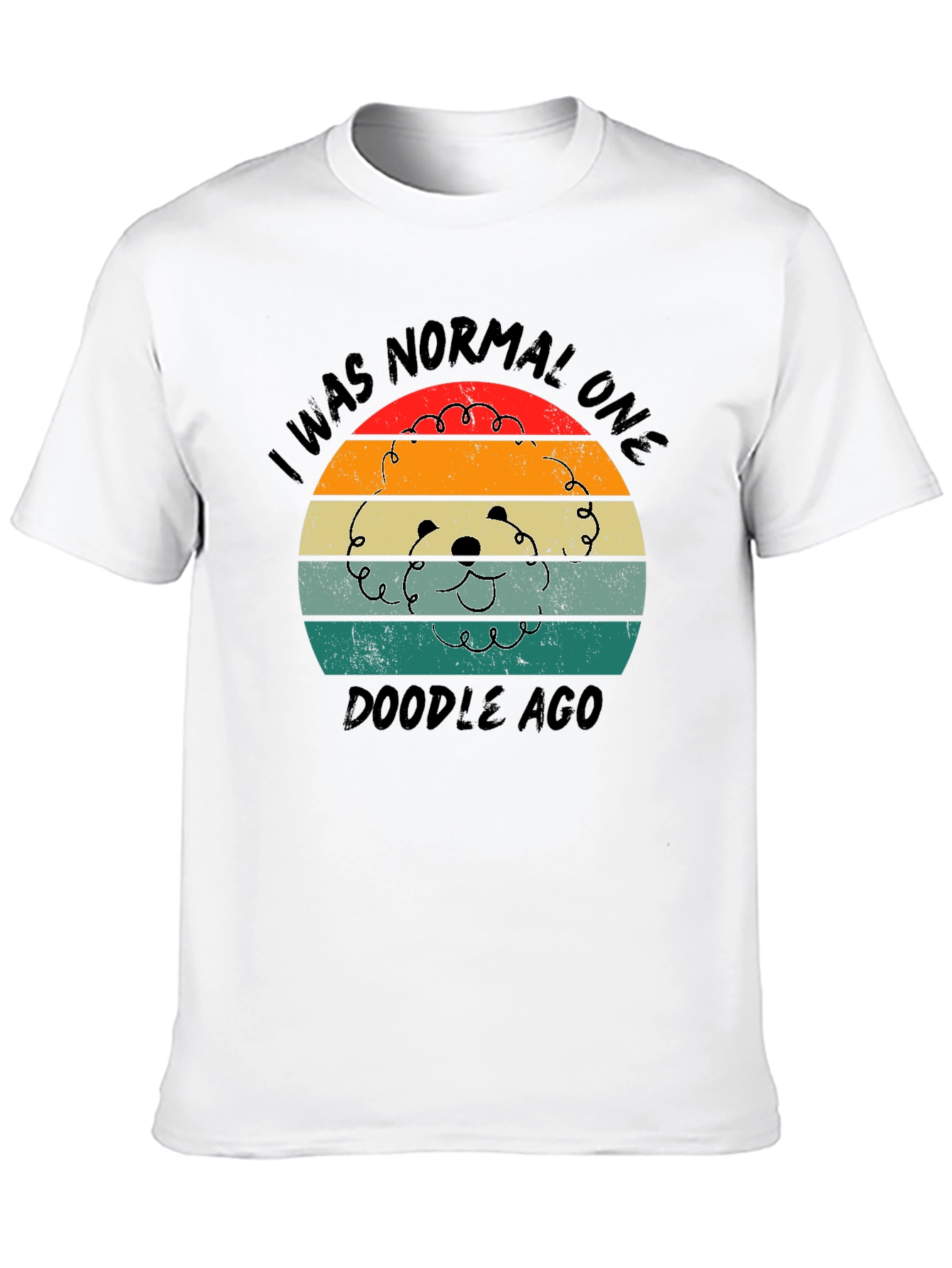 I Was Normal One Doodle Ago T-Shirt – Funny Doodle Dog Lover Tee