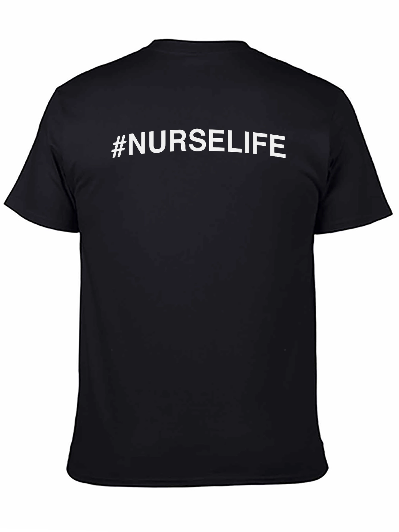 #NurseLife Black Graphic T-Shirt