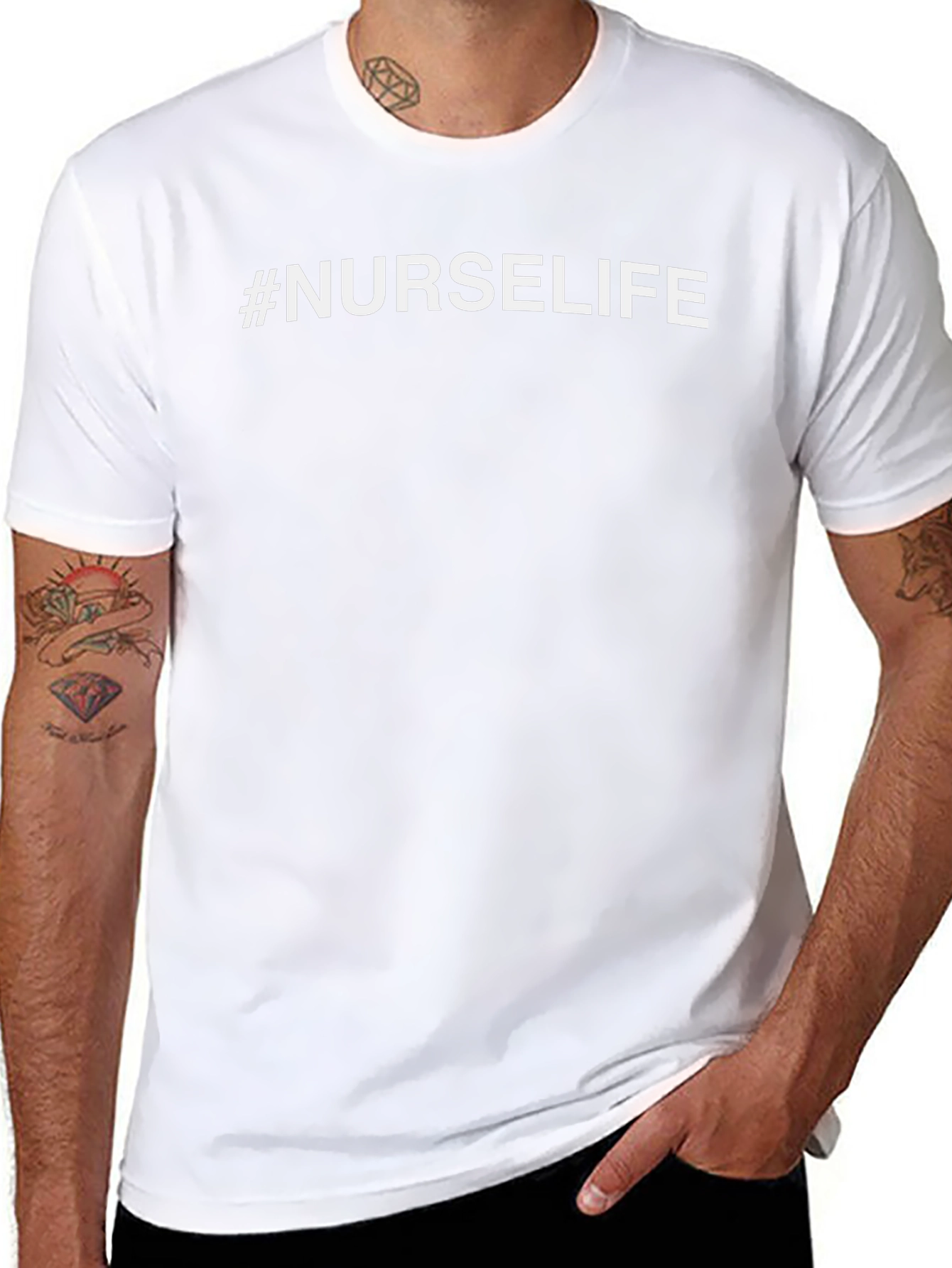 #NurseLife Black Graphic T-Shirt