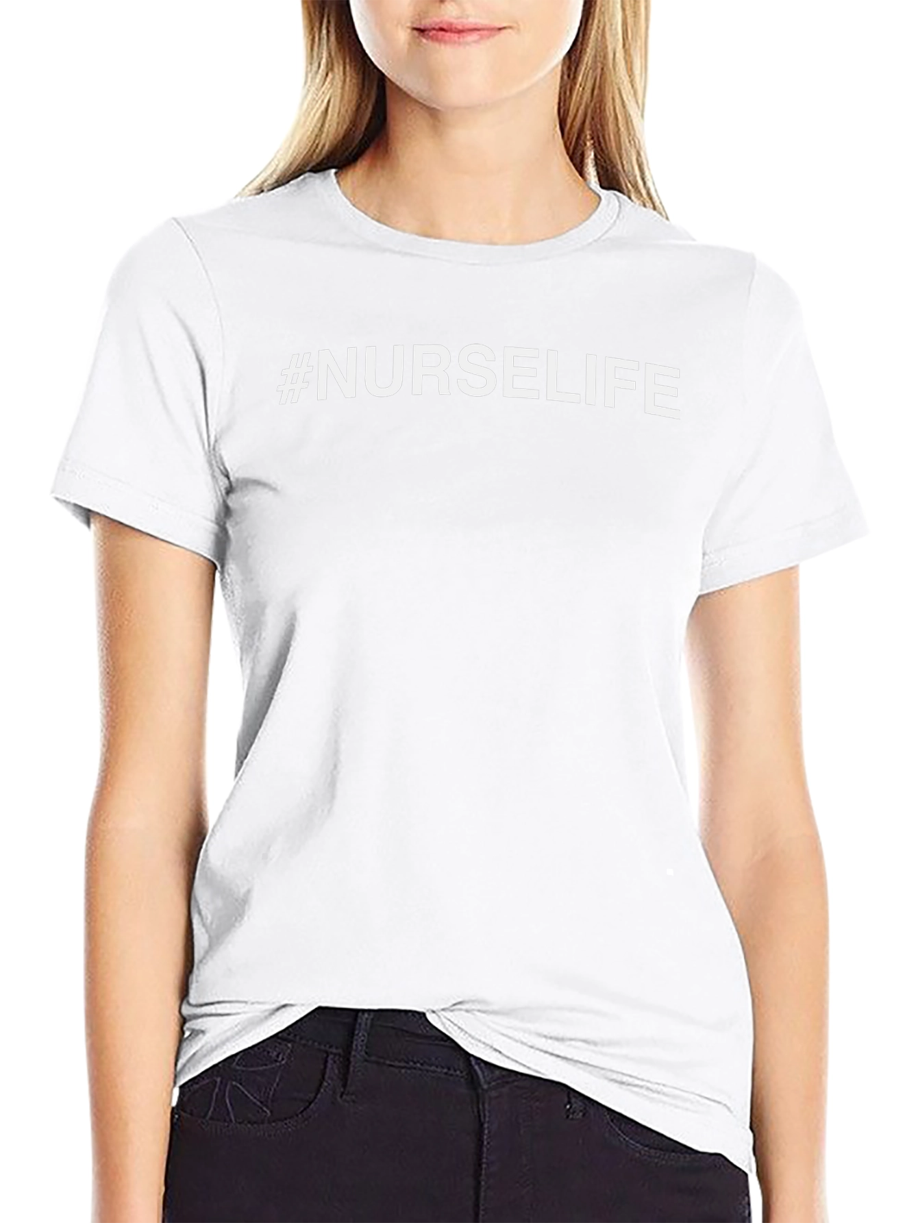 #NurseLife Black Graphic T-Shirt