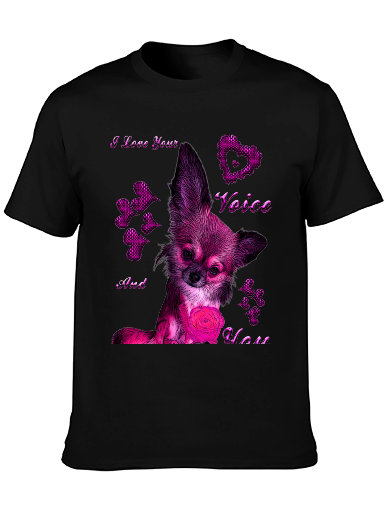 Chihuahua Love Voice T-Shirt – Cute Dog Lover Graphic Tee Gift