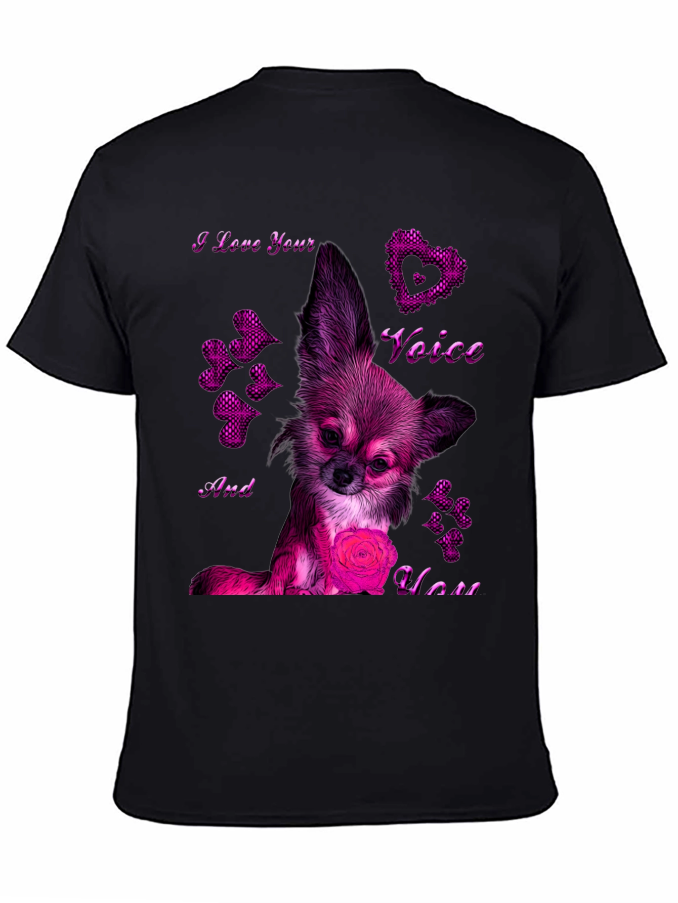 Chihuahua Love Voice T-Shirt – Cute Dog Lover Graphic Tee Gift