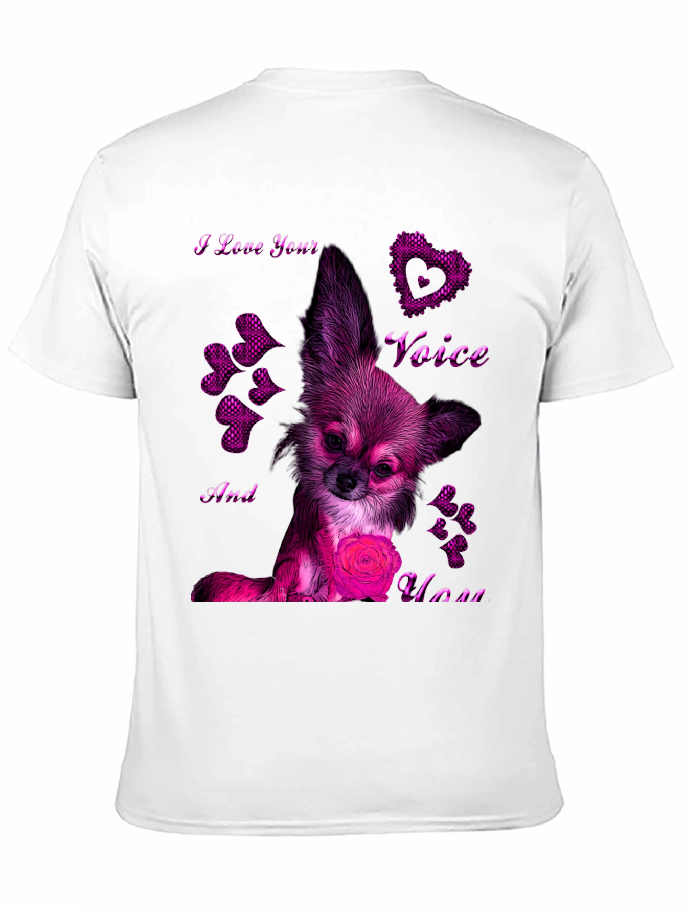 Chihuahua Love Voice T-Shirt – Cute Dog Lover Graphic Tee Gift