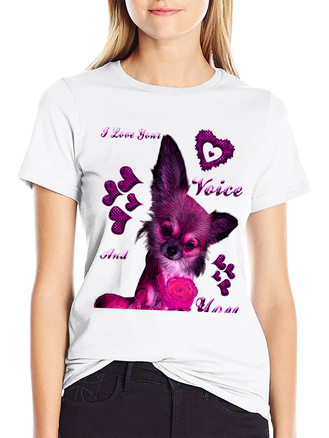 Chihuahua Love Voice T-Shirt – Cute Dog Lover Graphic Tee Gift