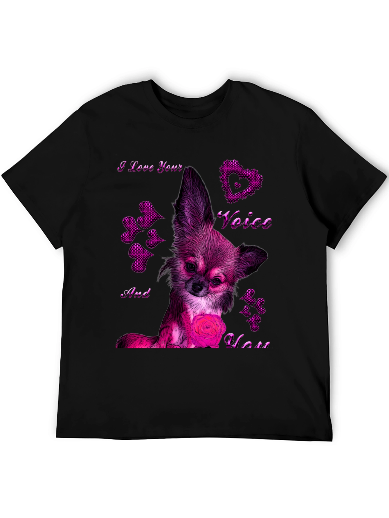 Chihuahua Love Voice T-Shirt – Cute Dog Lover Graphic Tee Gift