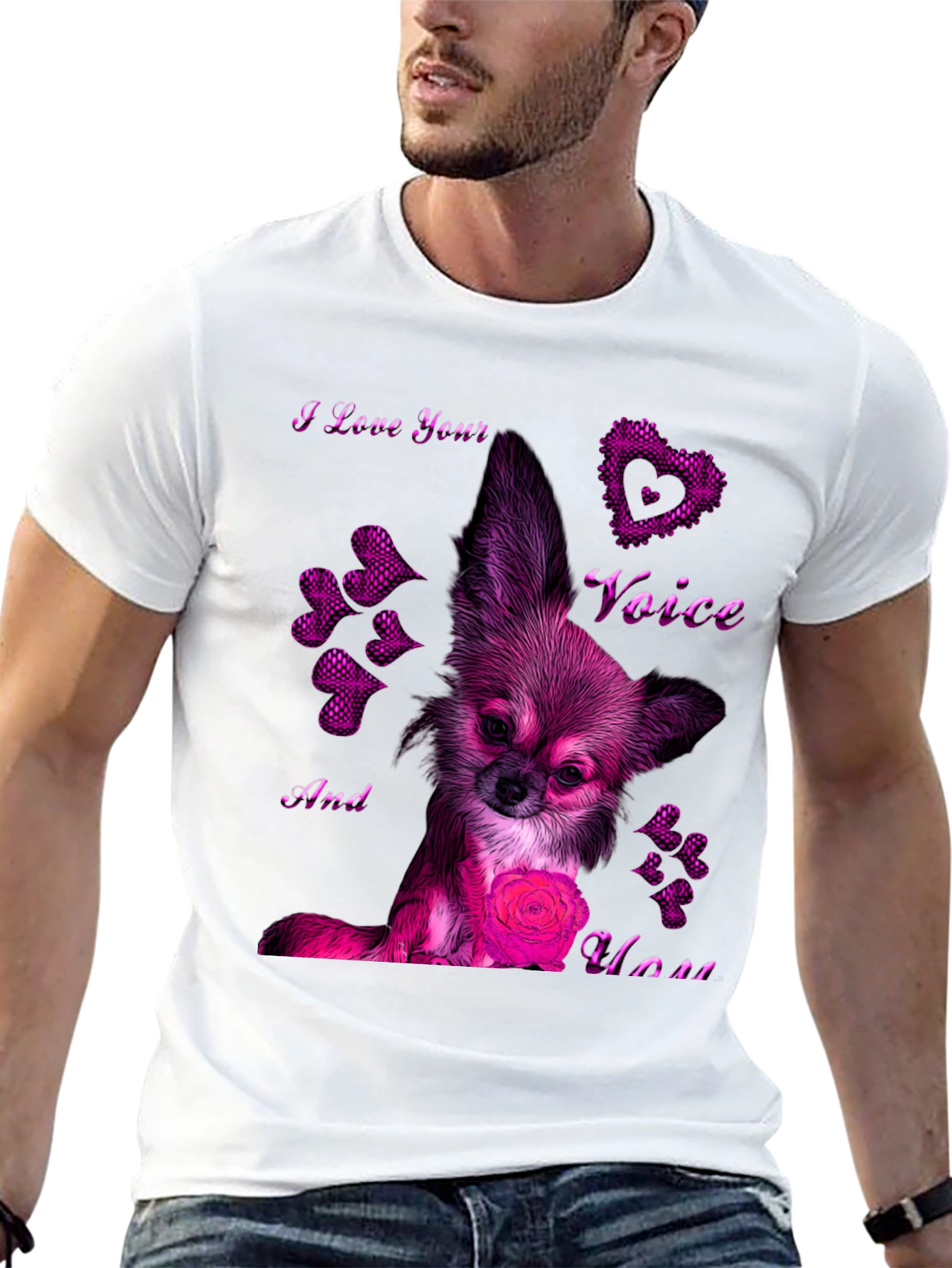 Chihuahua Love Voice T-Shirt – Cute Dog Lover Graphic Tee Gift