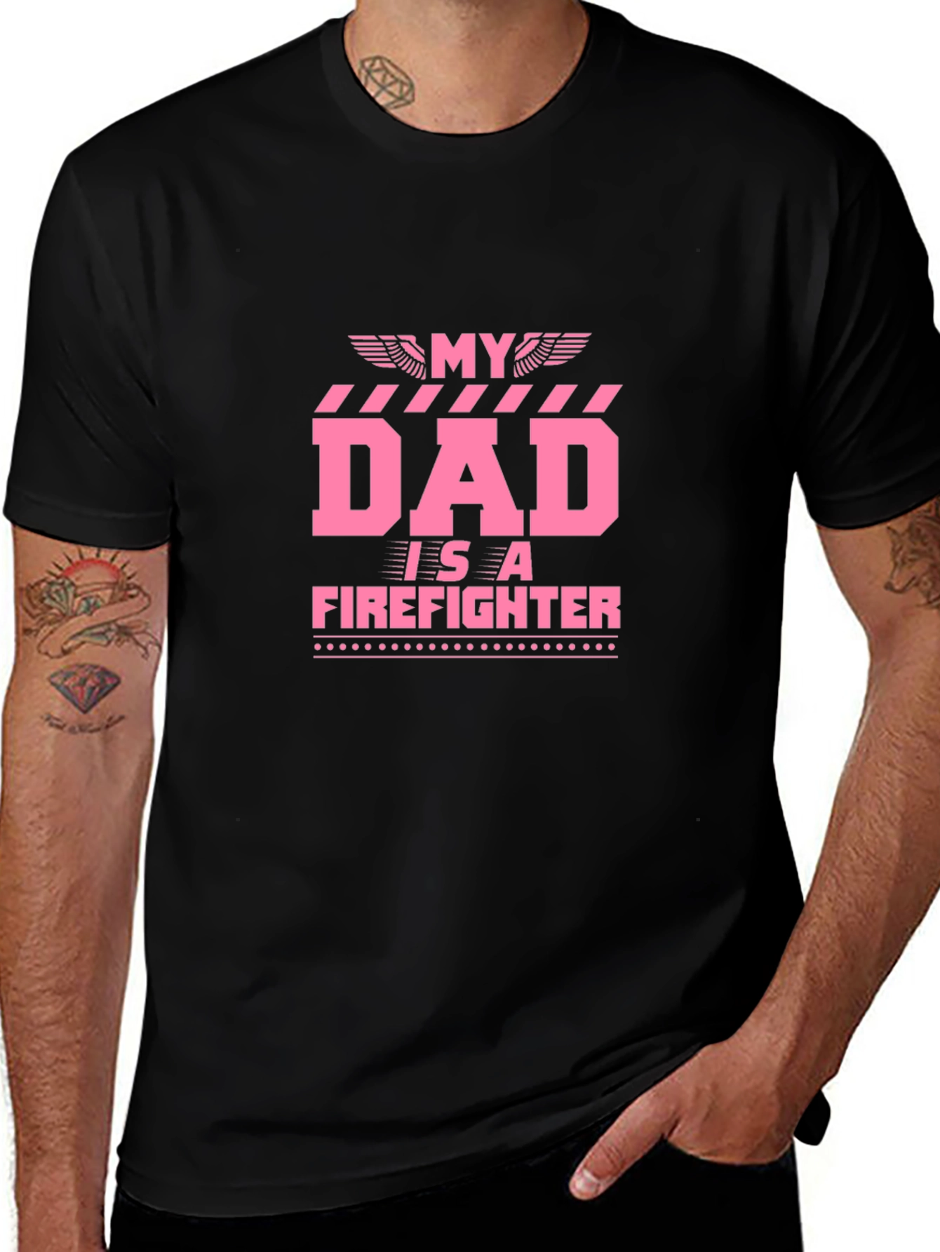 My Dad Is A Firefighter Graphic T-Shirt