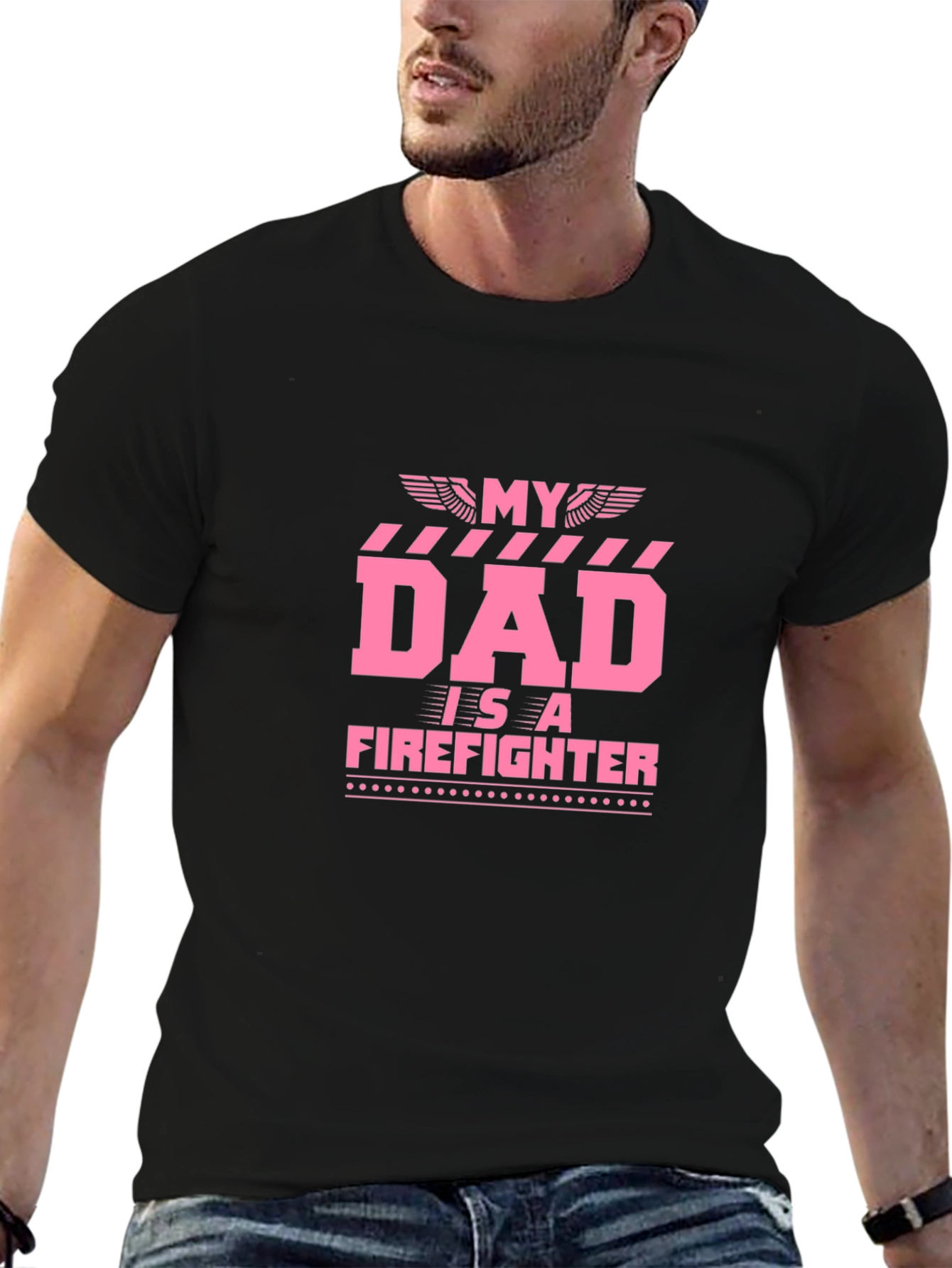 My Dad Is A Firefighter Graphic T-Shirt