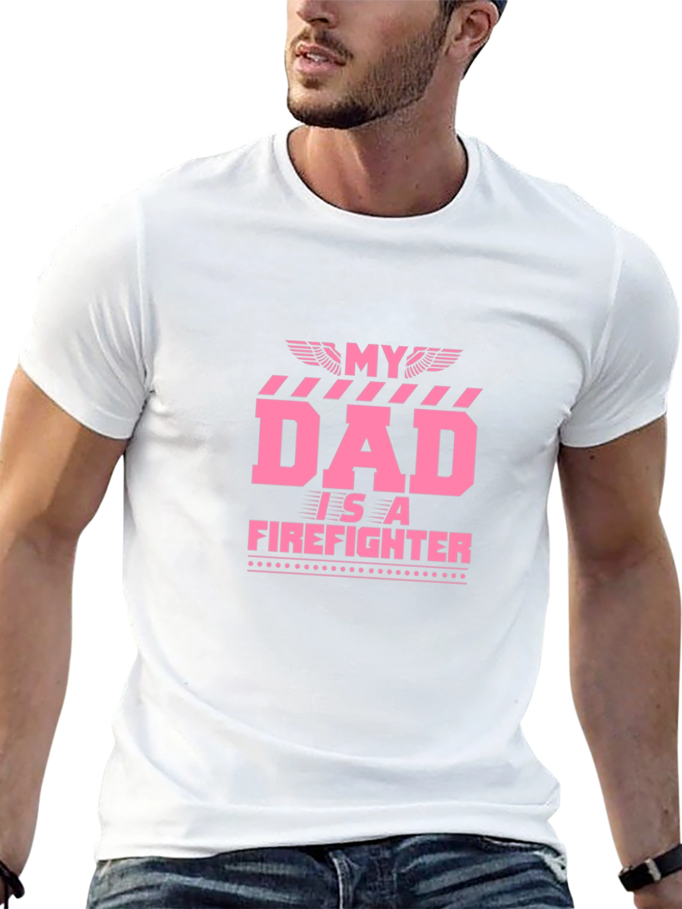 My Dad Is A Firefighter Graphic T-Shirt