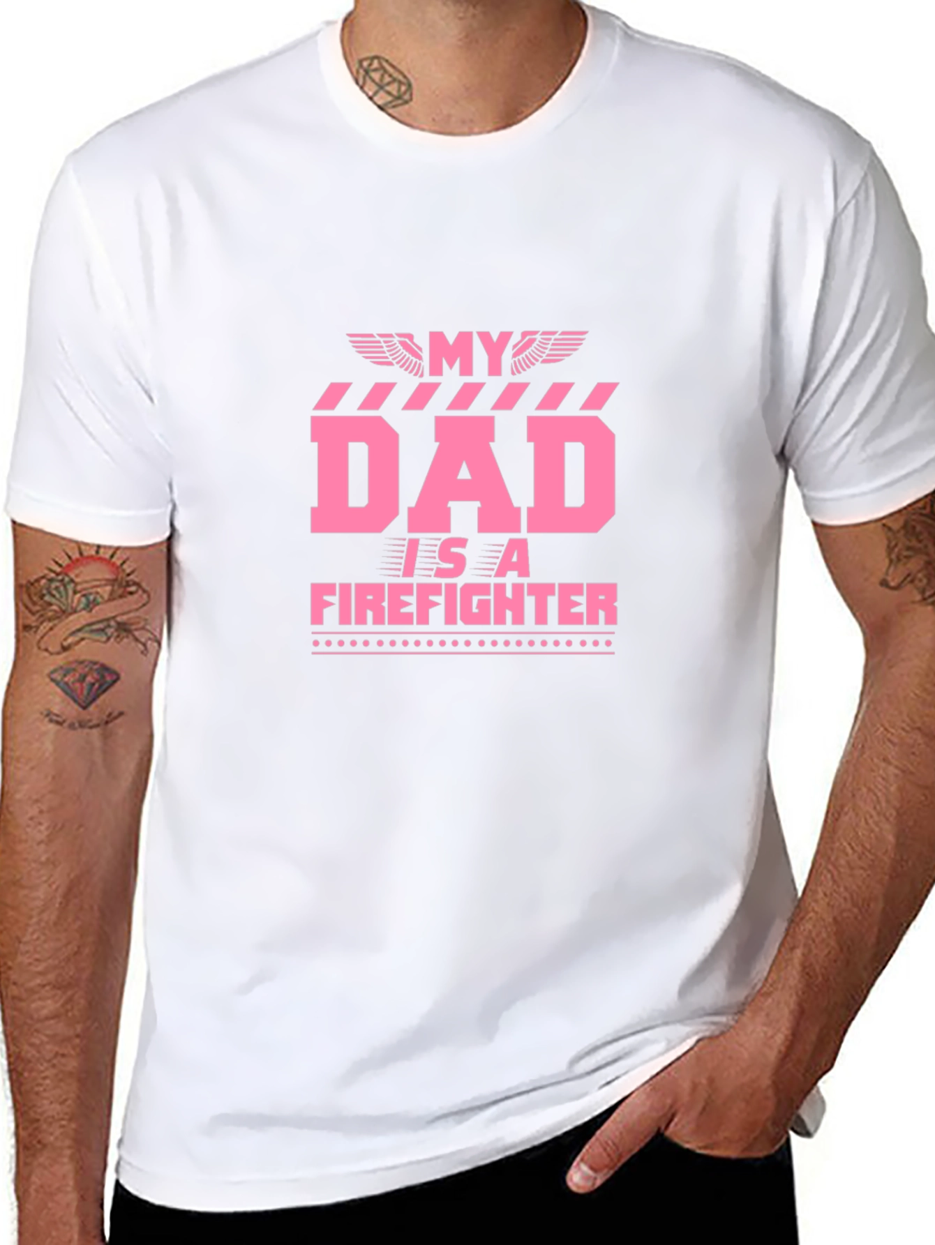 My Dad Is A Firefighter Graphic T-Shirt