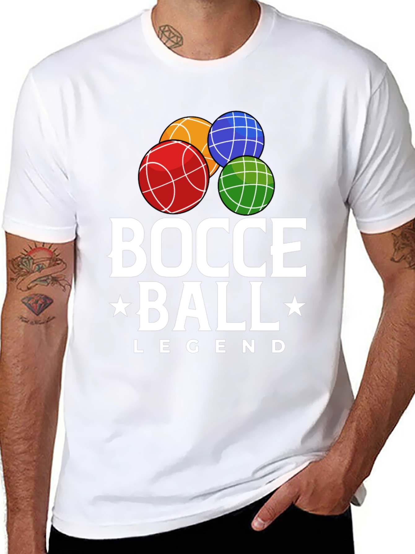 Bocce Ball Legend Graphic Tee - Classic Comfort