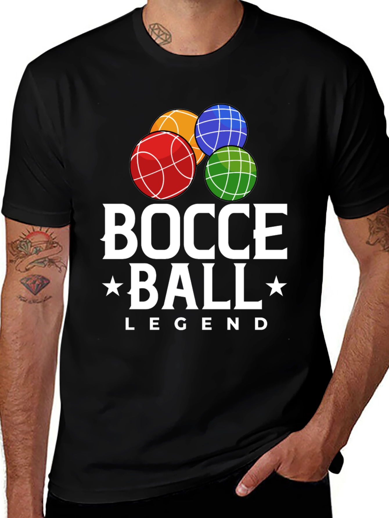 Bocce Ball Legend Graphic Tee - Classic Comfort