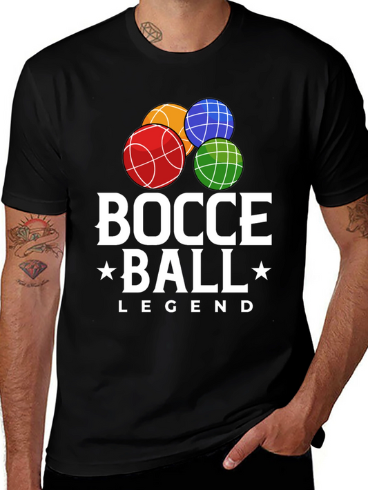 Bocce Ball Legend Graphic Tee - Classic Comfort