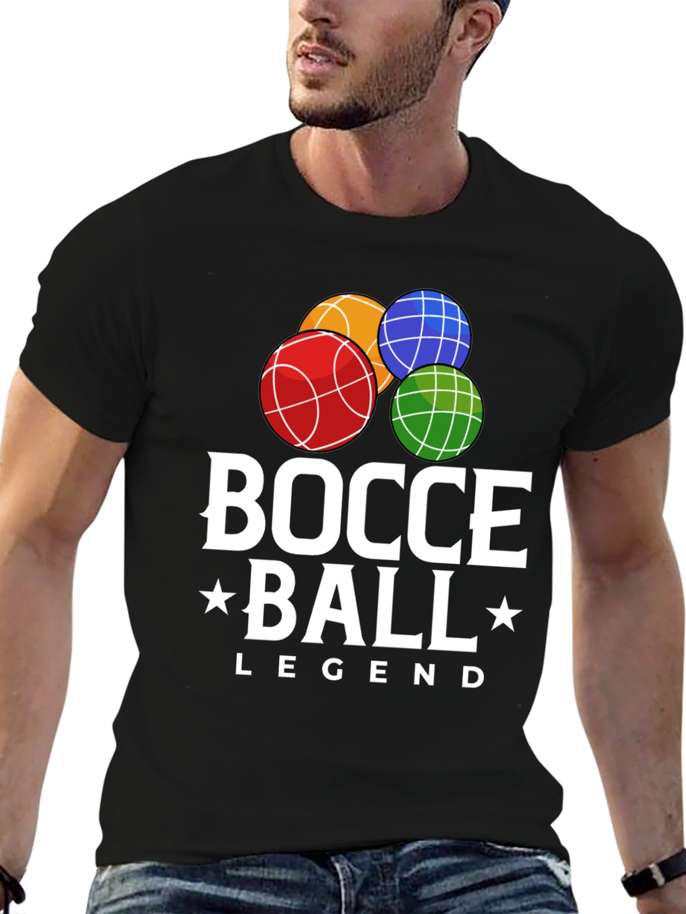 Bocce Ball Legend Graphic Tee - Classic Comfort