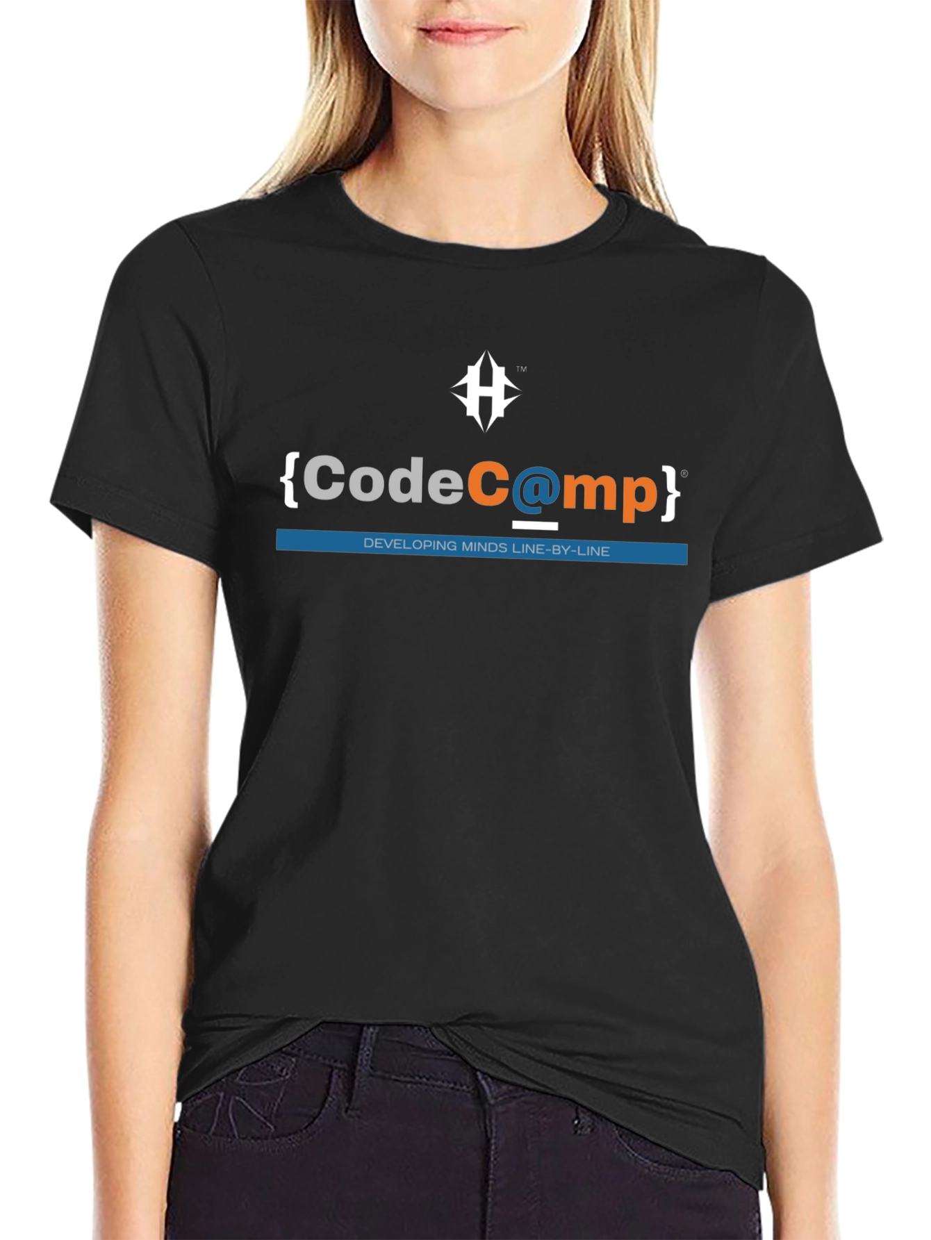 CodeComp Black Graphic Tee - Develop Minds