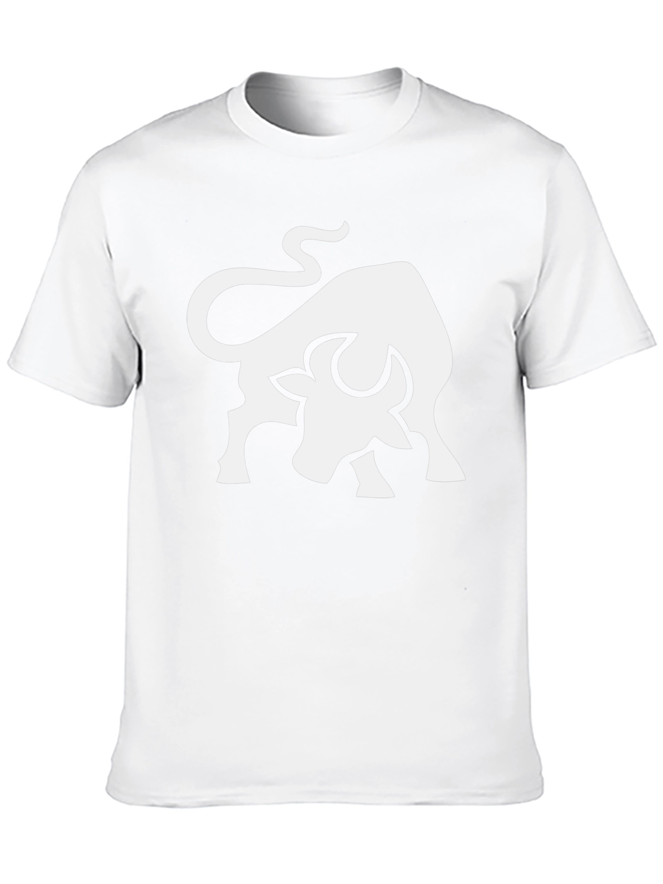 Bull Graphic Tee - Black Cotton Blend