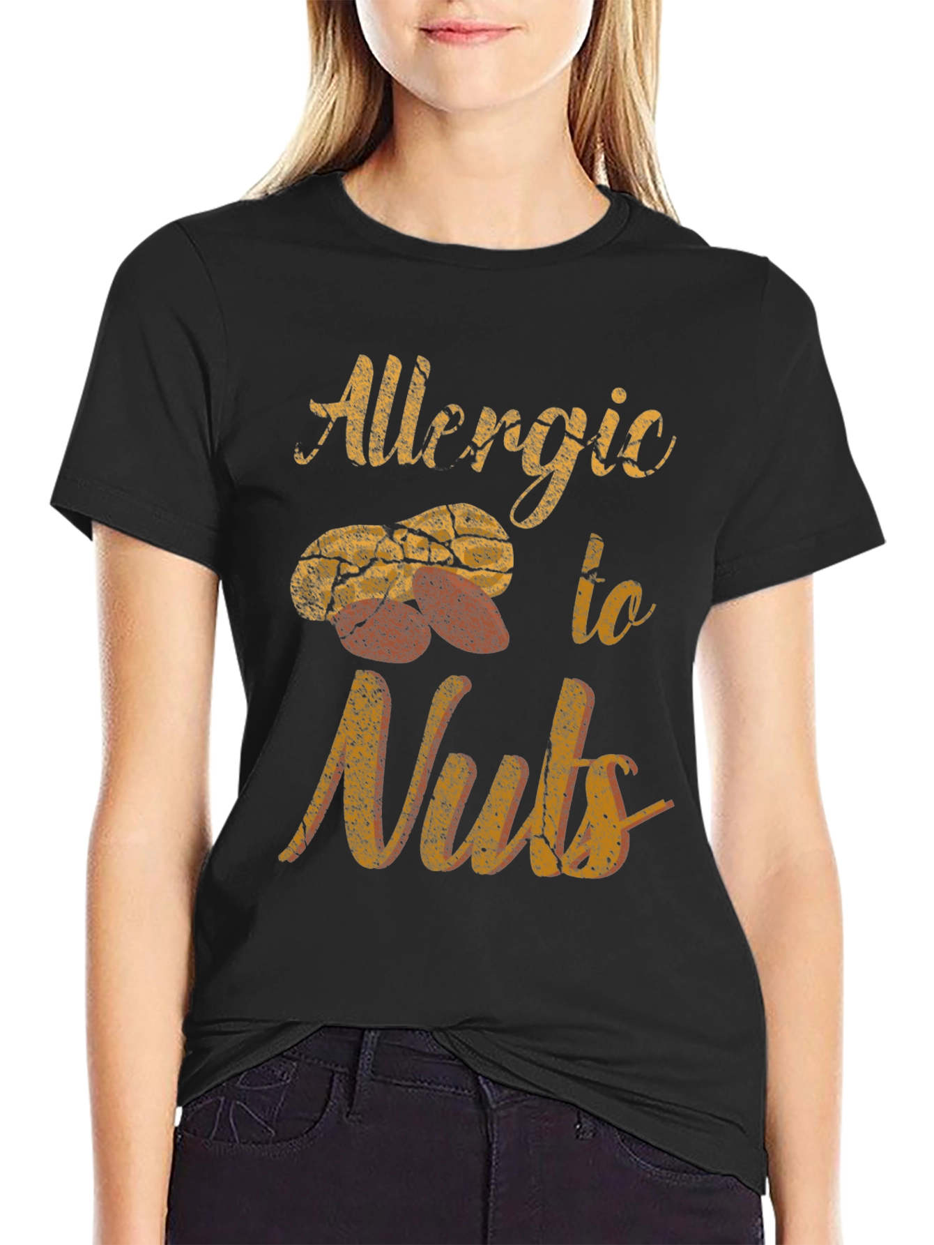 Allergic to Nuts Graphic T-Shirt - Unisex