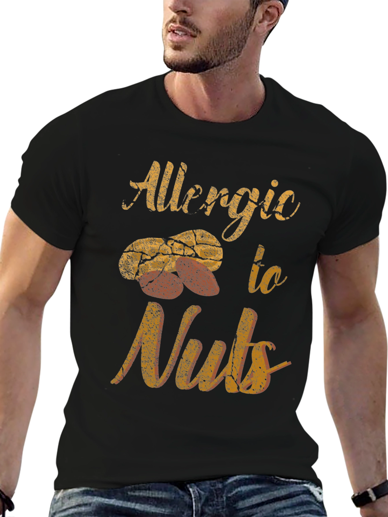 Allergic to Nuts Graphic T-Shirt - Unisex