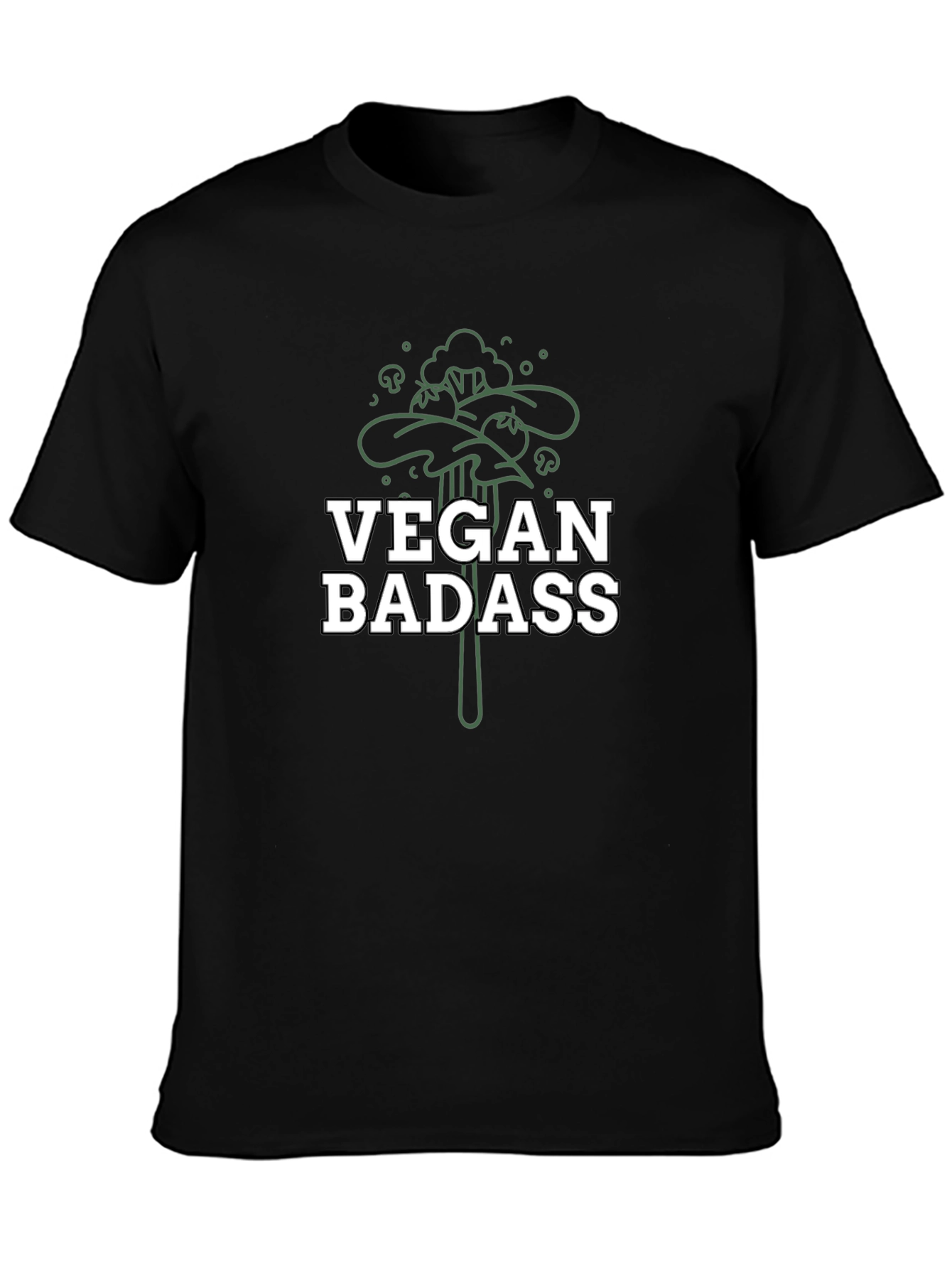Vegan Badass Graphic T-Shirt