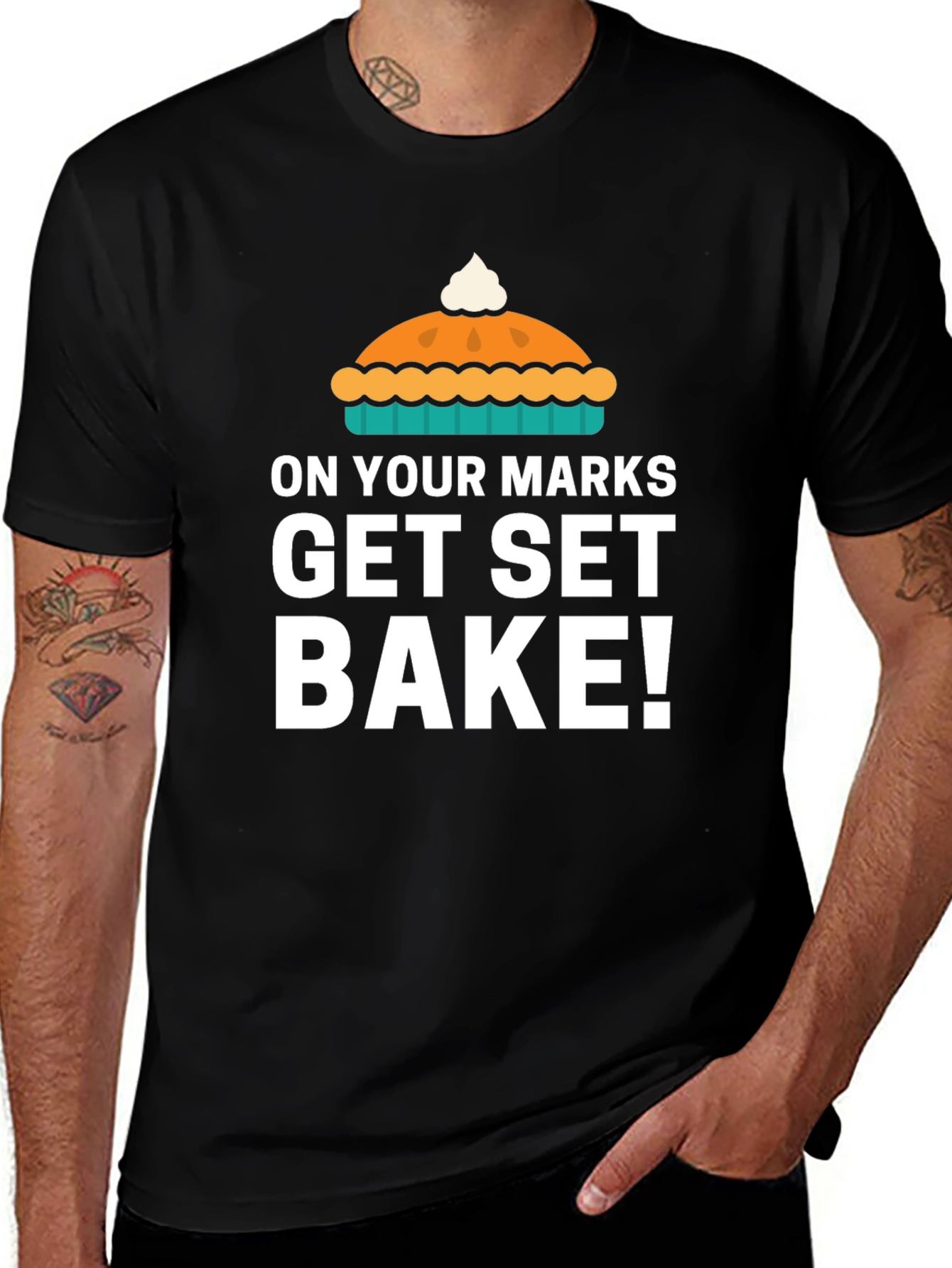 On Your Marks Get Set Bake T-Shirt