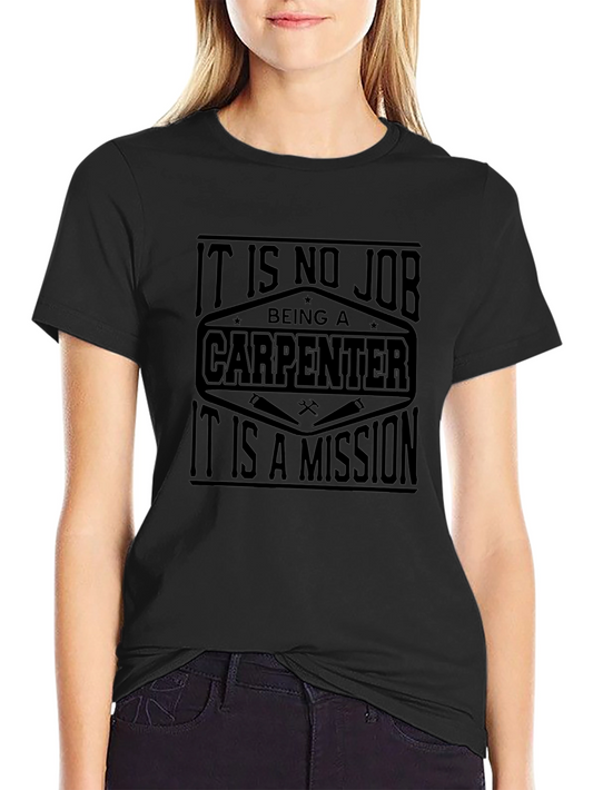 Carpenter Mission T-Shirt - Black Graphic Tee