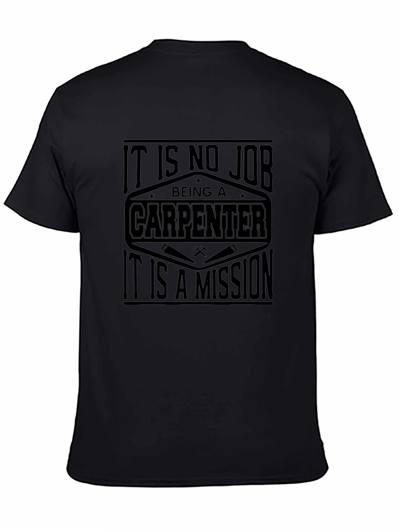 Carpenter Mission T-Shirt - Black Graphic Tee