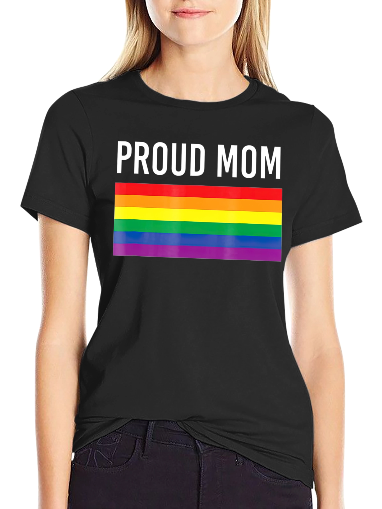 Proud Mom LGBTQ+ Pride T-Shirt